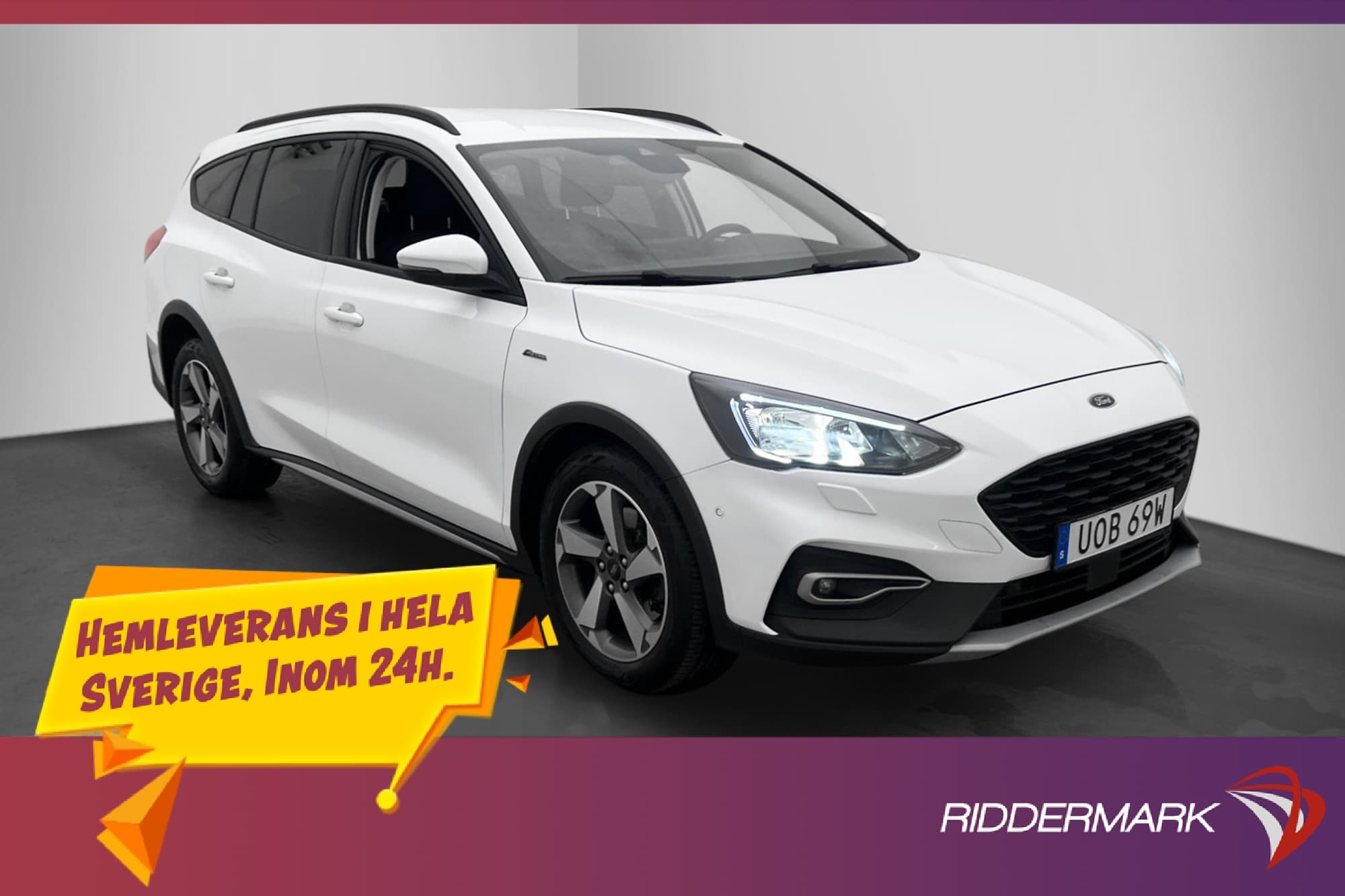 Ford Focus Kombi 125hk Active Kamera CarPlay Adapt-Fart