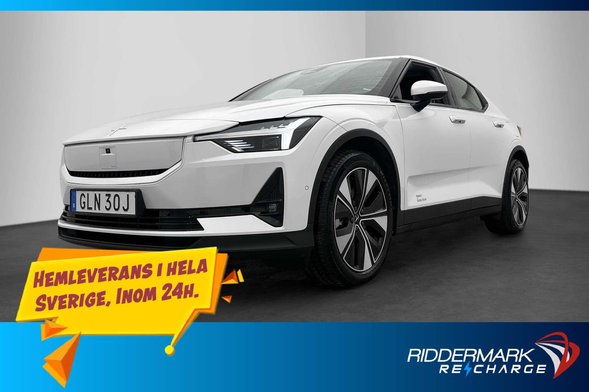 Polestar 2 Long Range Single Motor Plus Pilot Värm Pano H/K