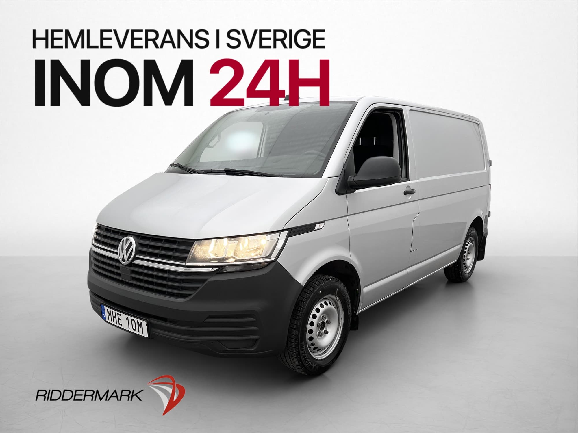 Volkswagen Transporter 150hk Värmare PDC Drag CARPLAY Moms