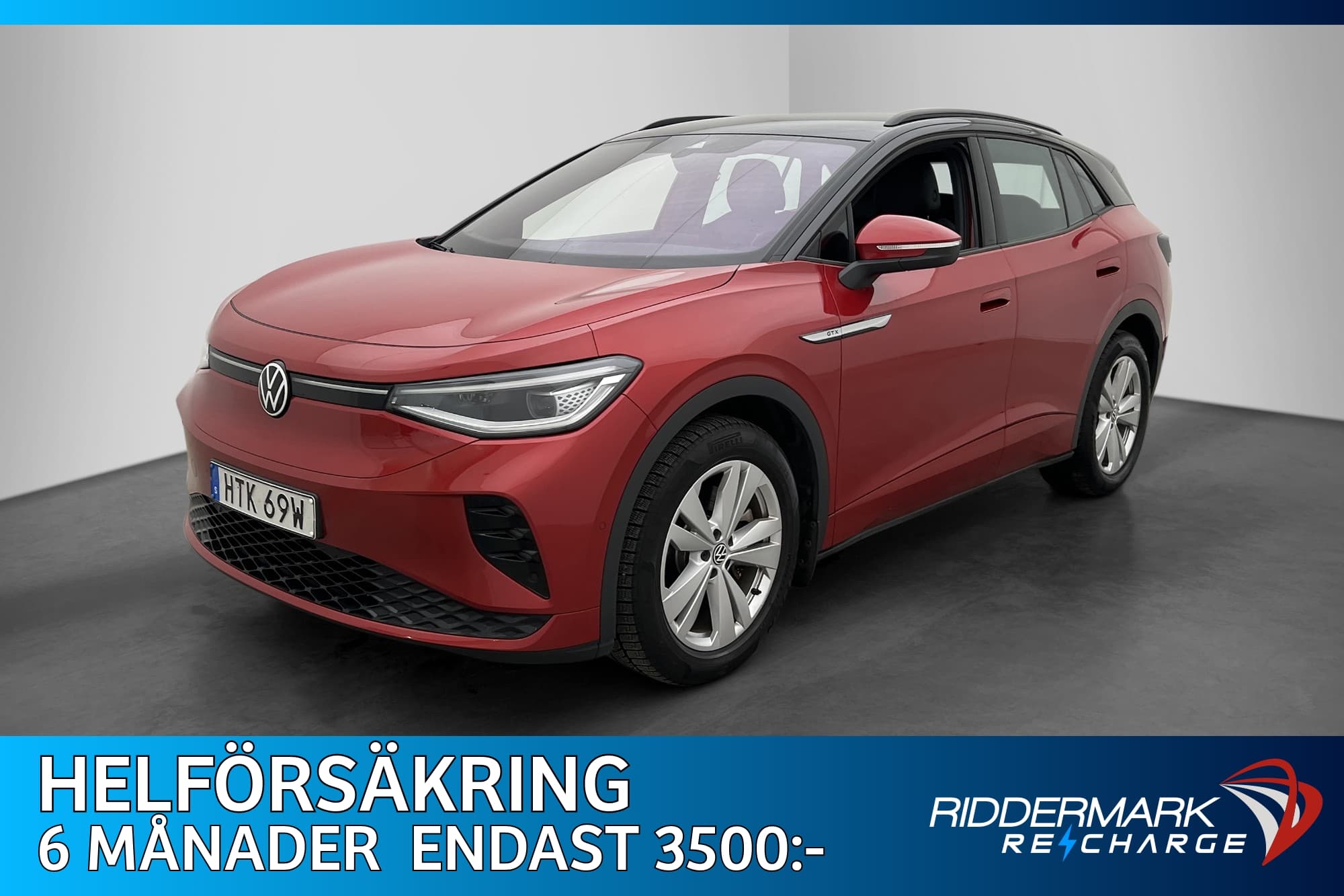 Volkswagen ID.4 GTX 299hk Värmare Dragkrok Kamera CarPlay