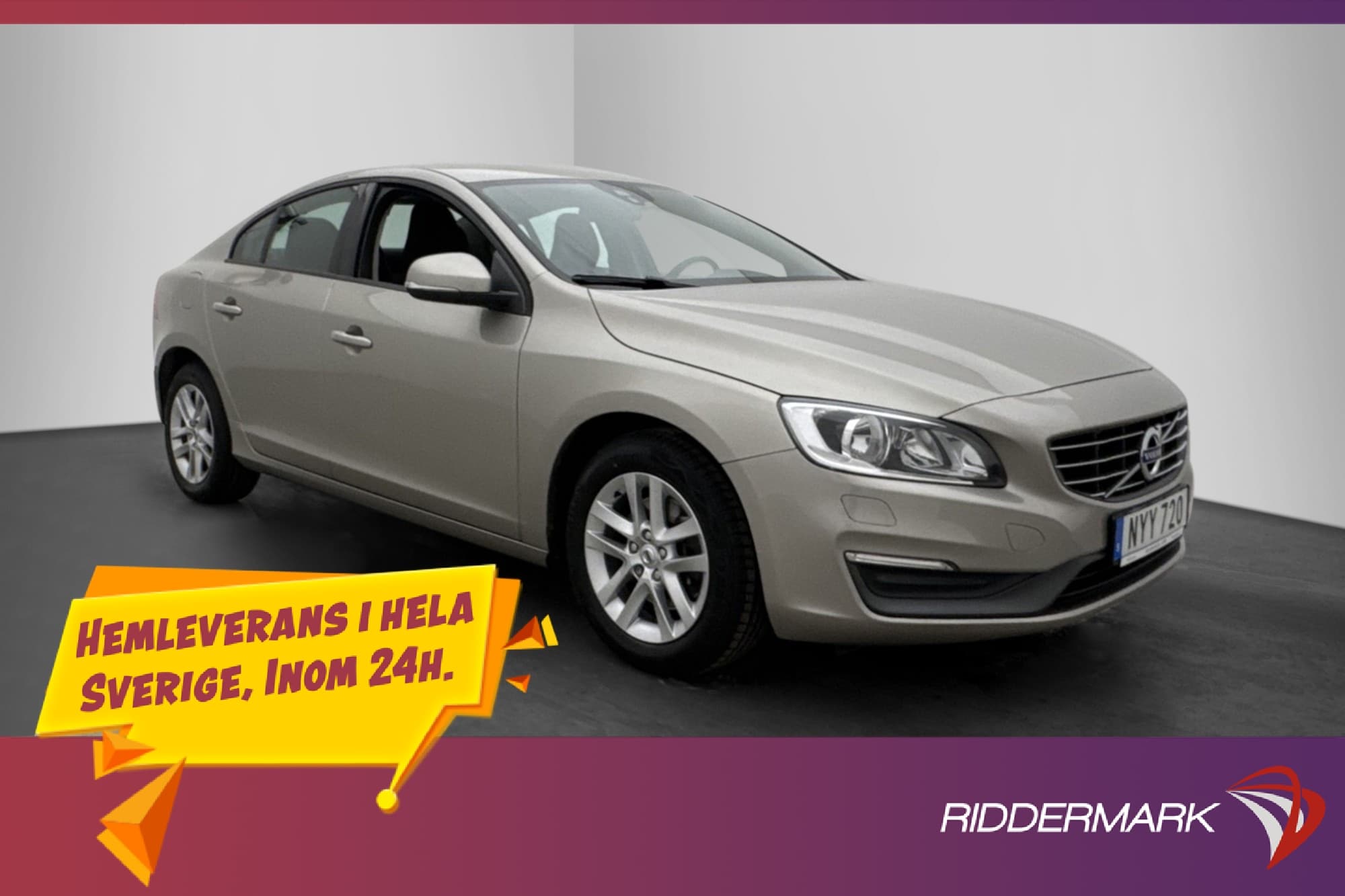 Volvo S60 T3 150hk Kinetic Dragkrok Värmare Bluetooth