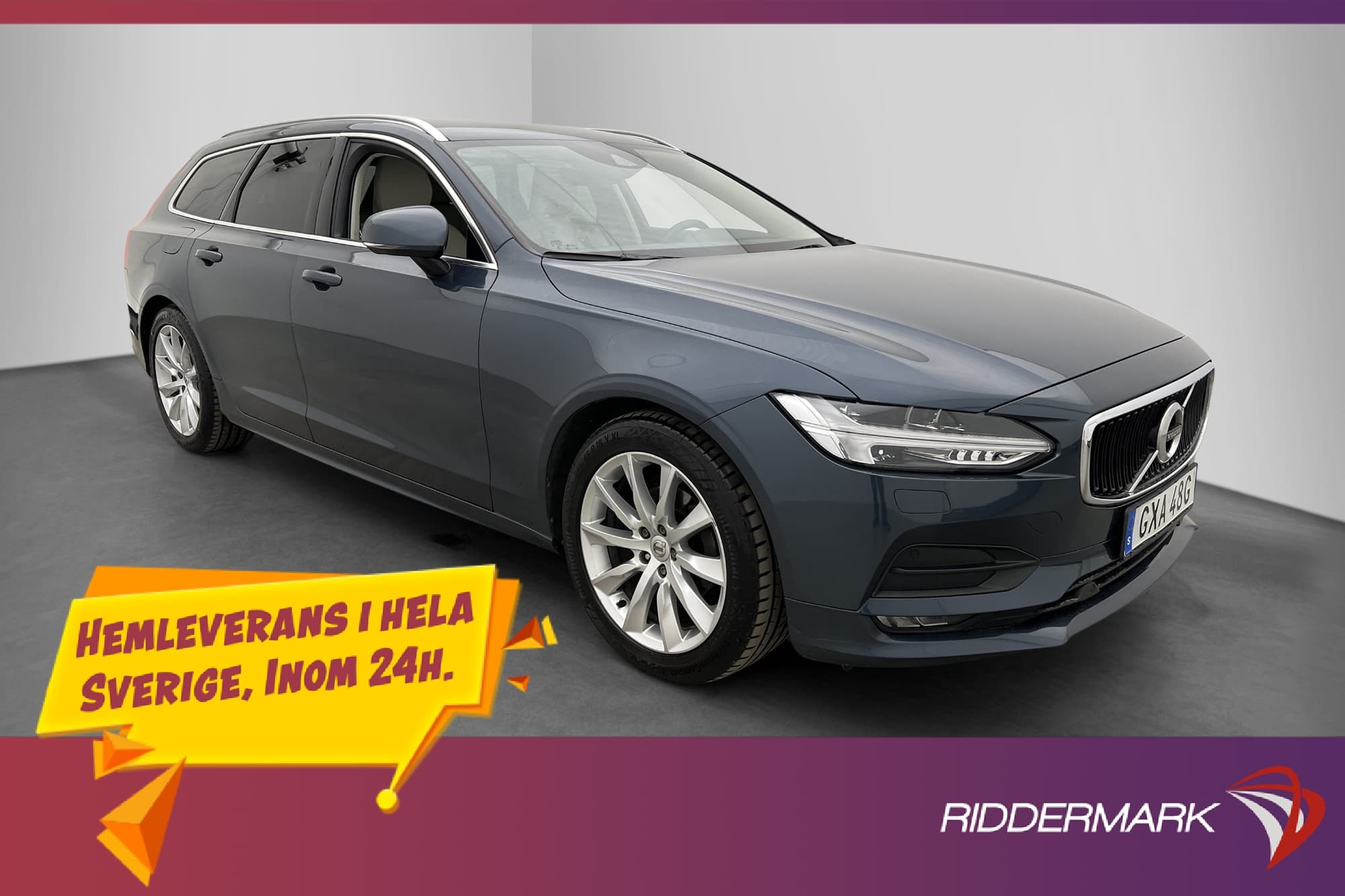 Volvo V90 D4 AWD 190hk Läder P-Värmare VoC BLIS Drag Kamera