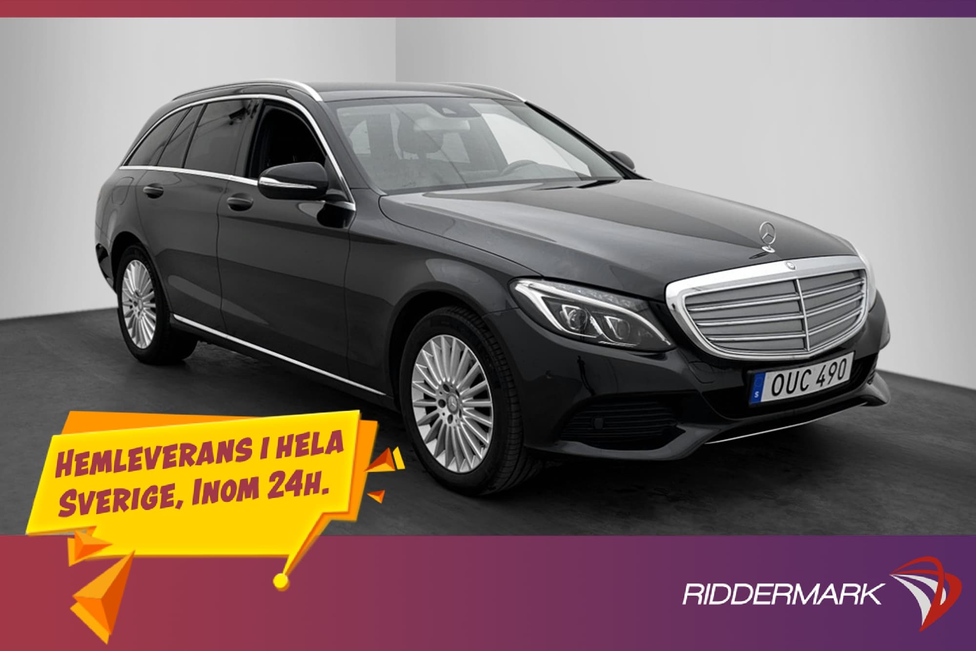 Mercedes-Benz C 250 T d 4M Exclusive M&K-Värm Skinn Drag GPS