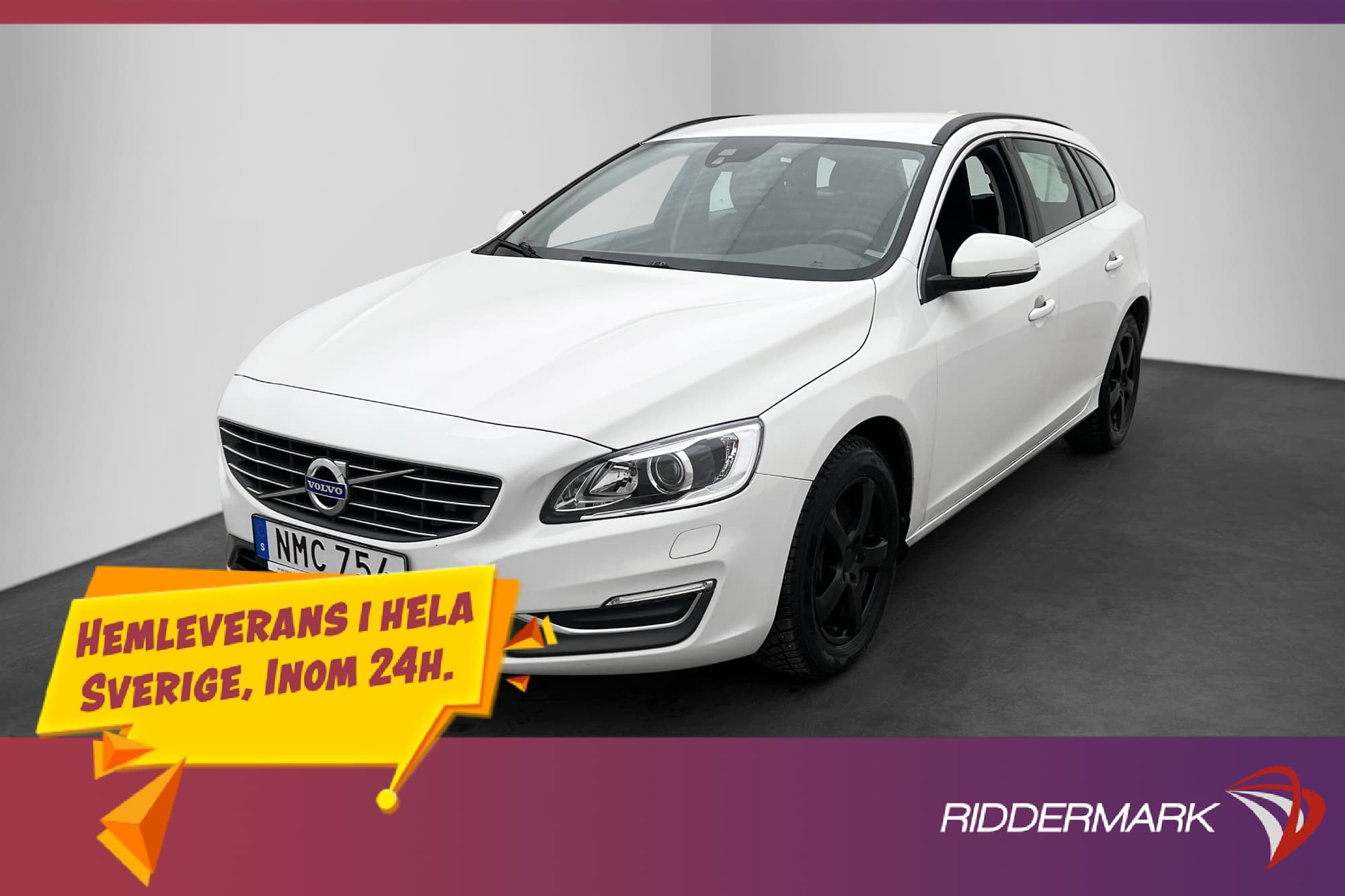 Volvo V60 D4 AWD Momentum Värmare Dragkrok Sensorer Rattvärm
