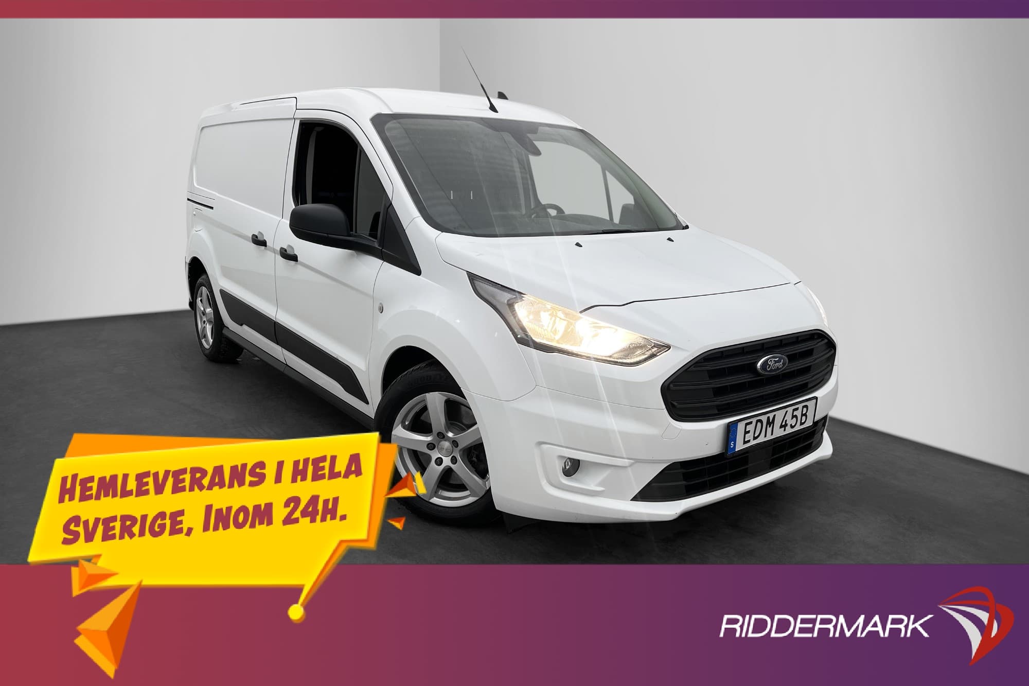 Ford Transit Connect LWB 1.5 Värm B-Kamera 2xDörr CARPLAY