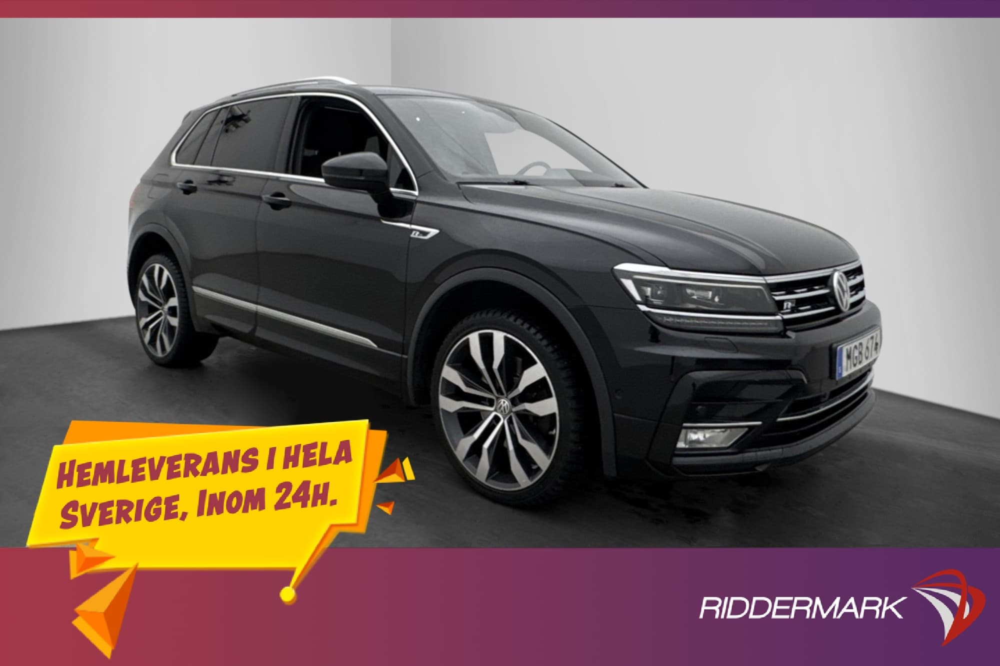 Volkswagen Tiguan 2.0 TDI 240hk 4M GTS R-Line Värmare Pano