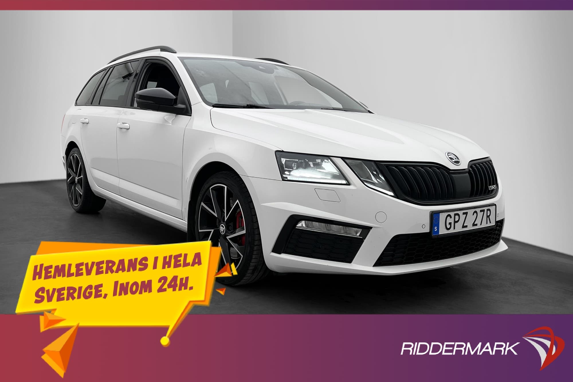 Skoda Octavia RS 2.0 TSI 245hk Premium Cockpit Canton Drag