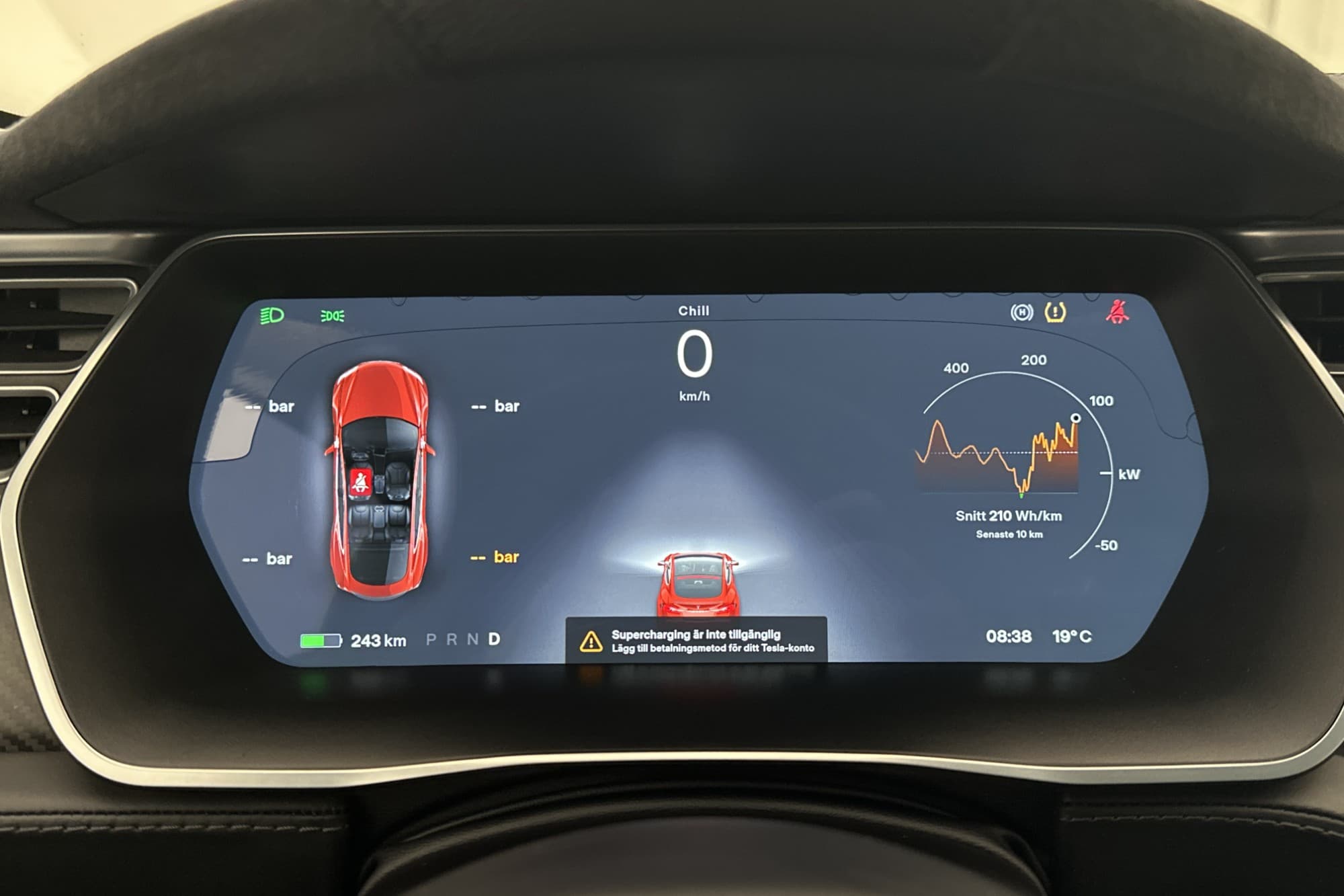 Tesla Model S P85D Luftfjädring Kolfiber Panorama Sv.Såld