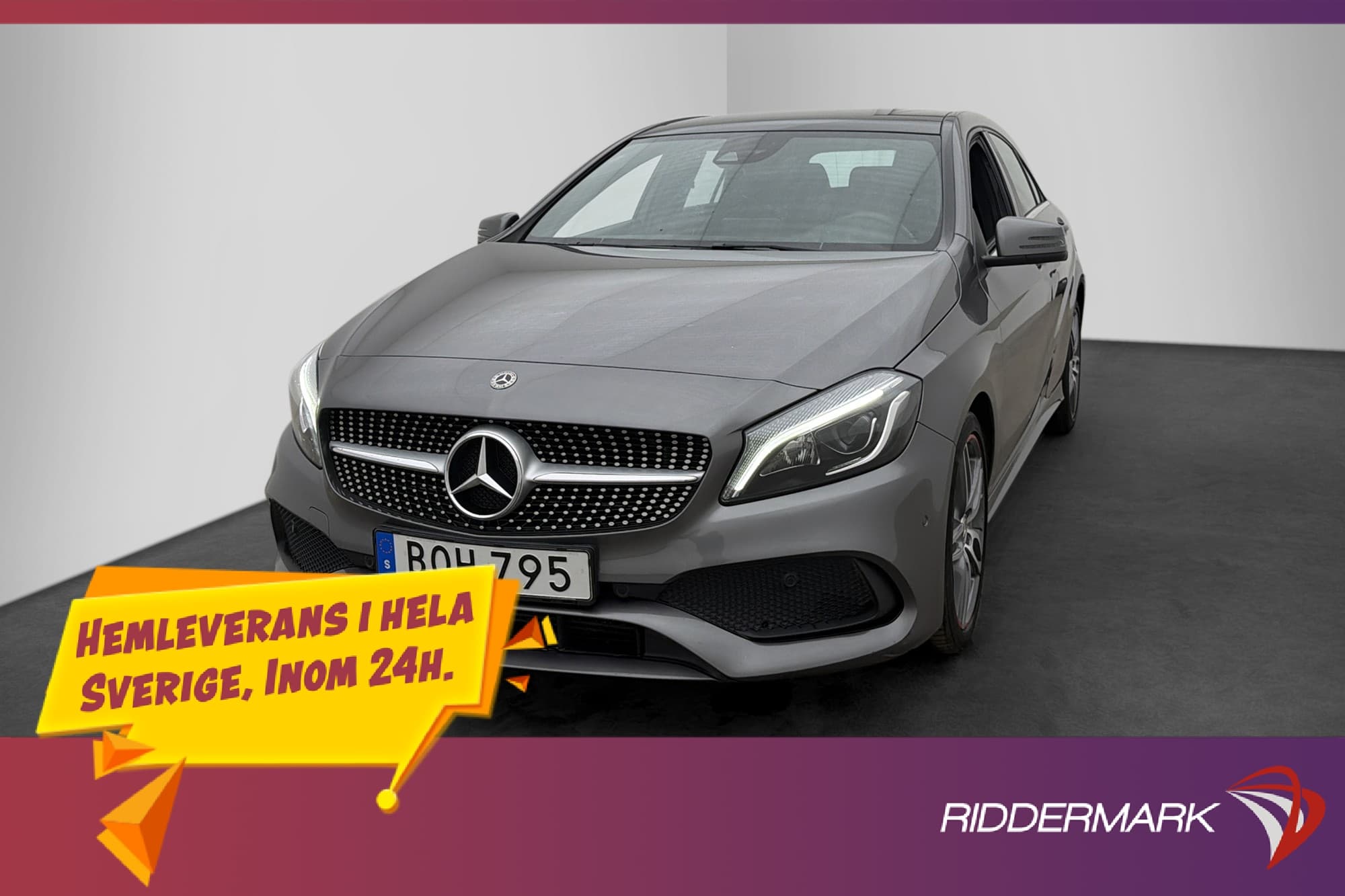 Mercedes-Benz A180 d AMG Panorama Kamera Halvskinn