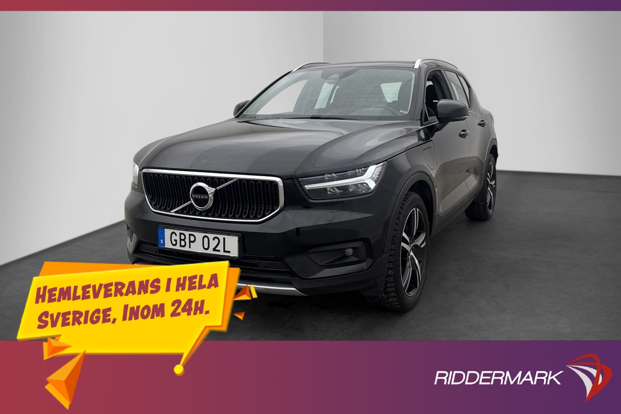 Volvo XC40 T5 Recharge 262hk Advanced VOC Drag Skinn CarPlay