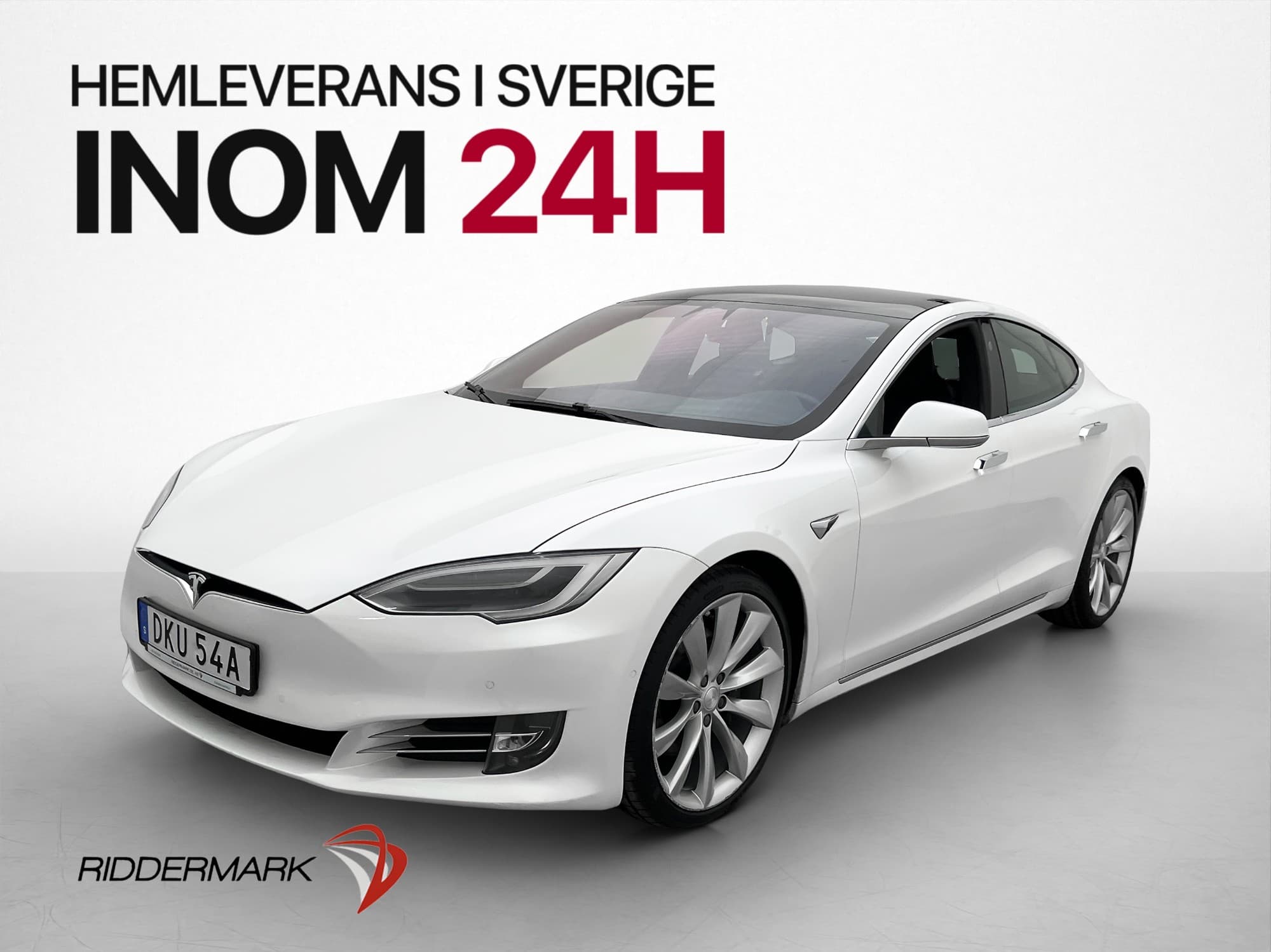 Tesla Model S Long Range AWD 423hk Luftfjädring AP Sv-Såld