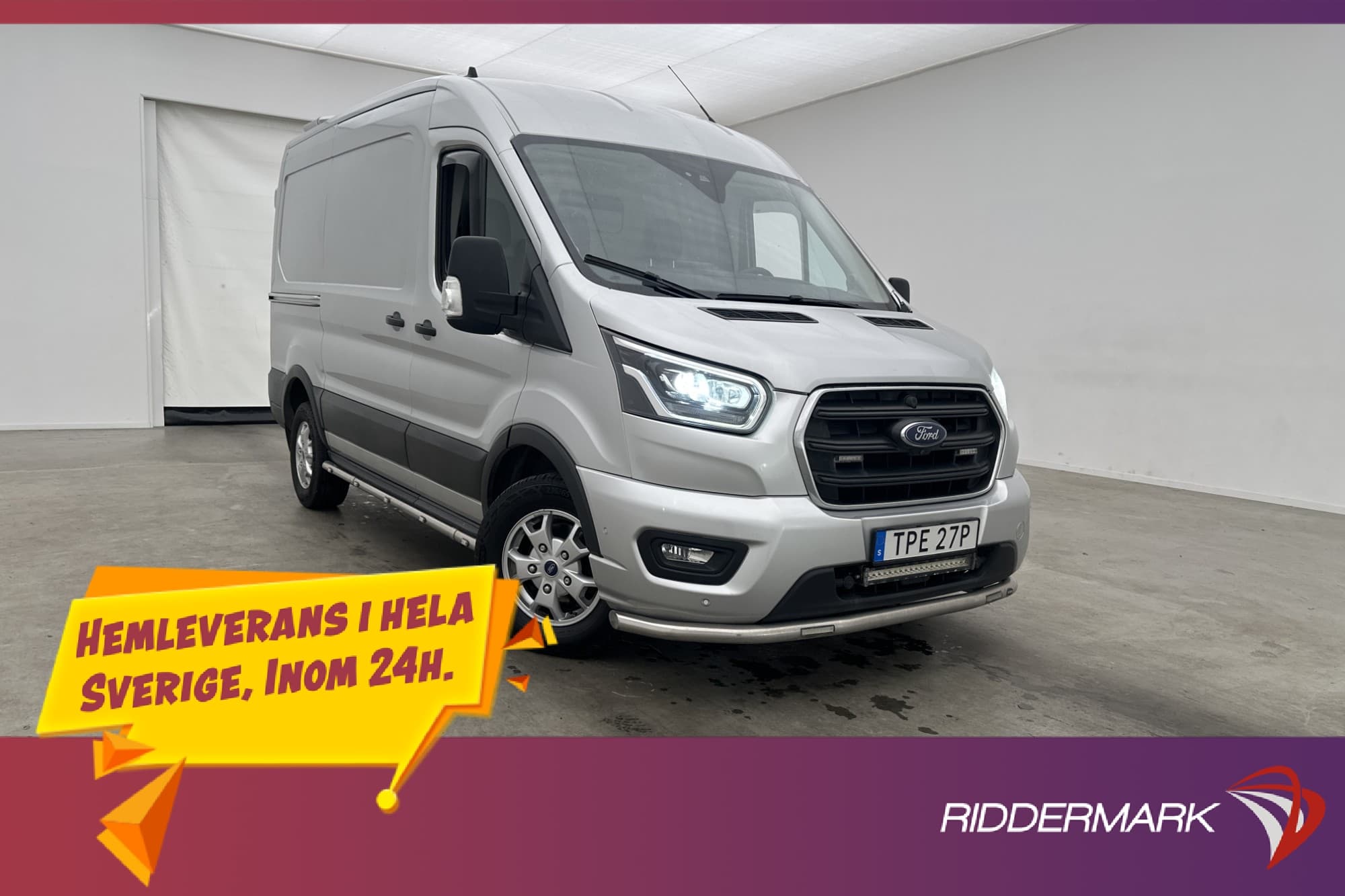 Ford Transit 350 L2H2 170hk Värm Drag 2xDörr B-Kamera Moms