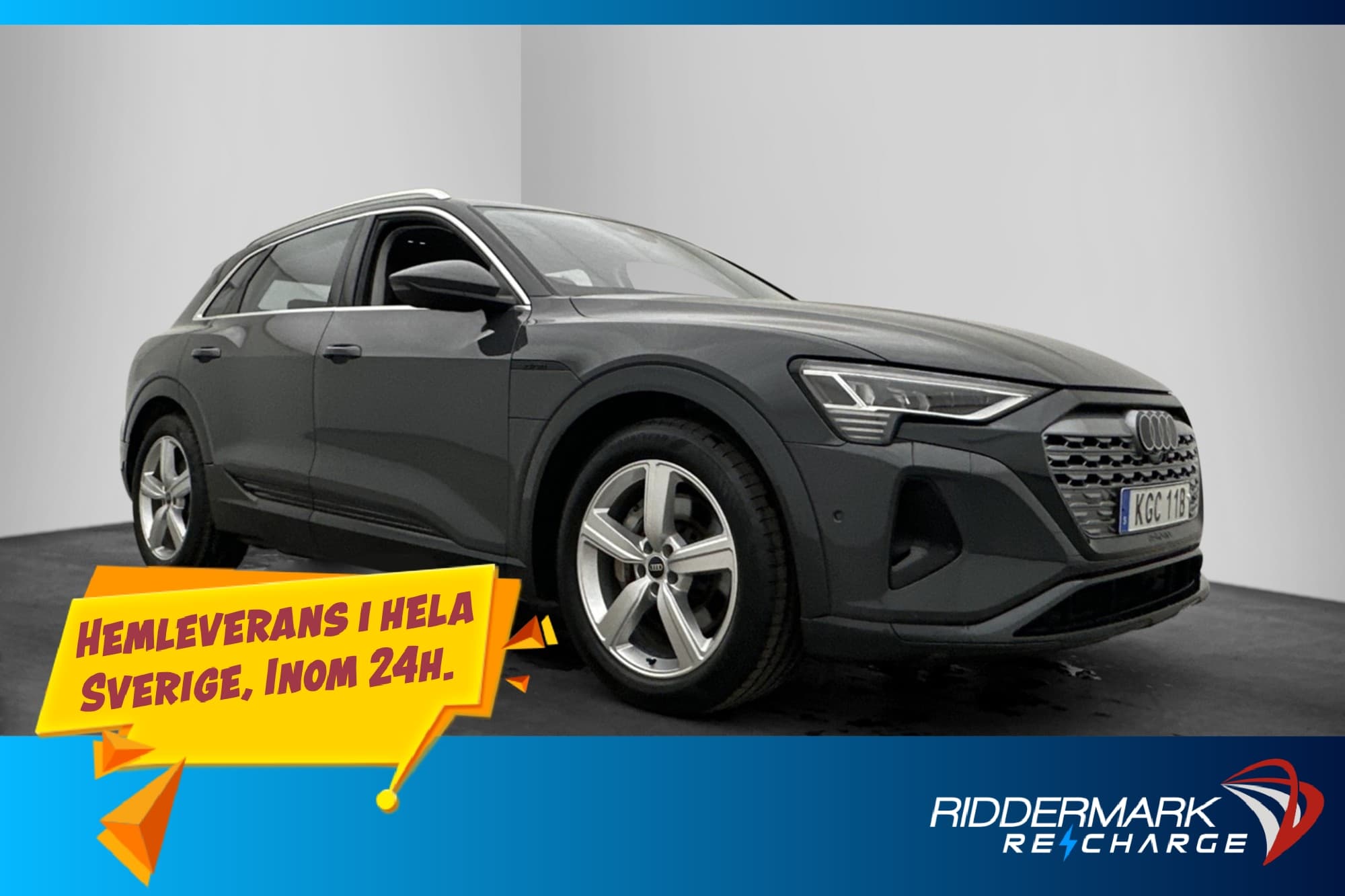 Audi Q8 E-tron Quattro Cockpit Skinn Kamera Drag Navi MOMS