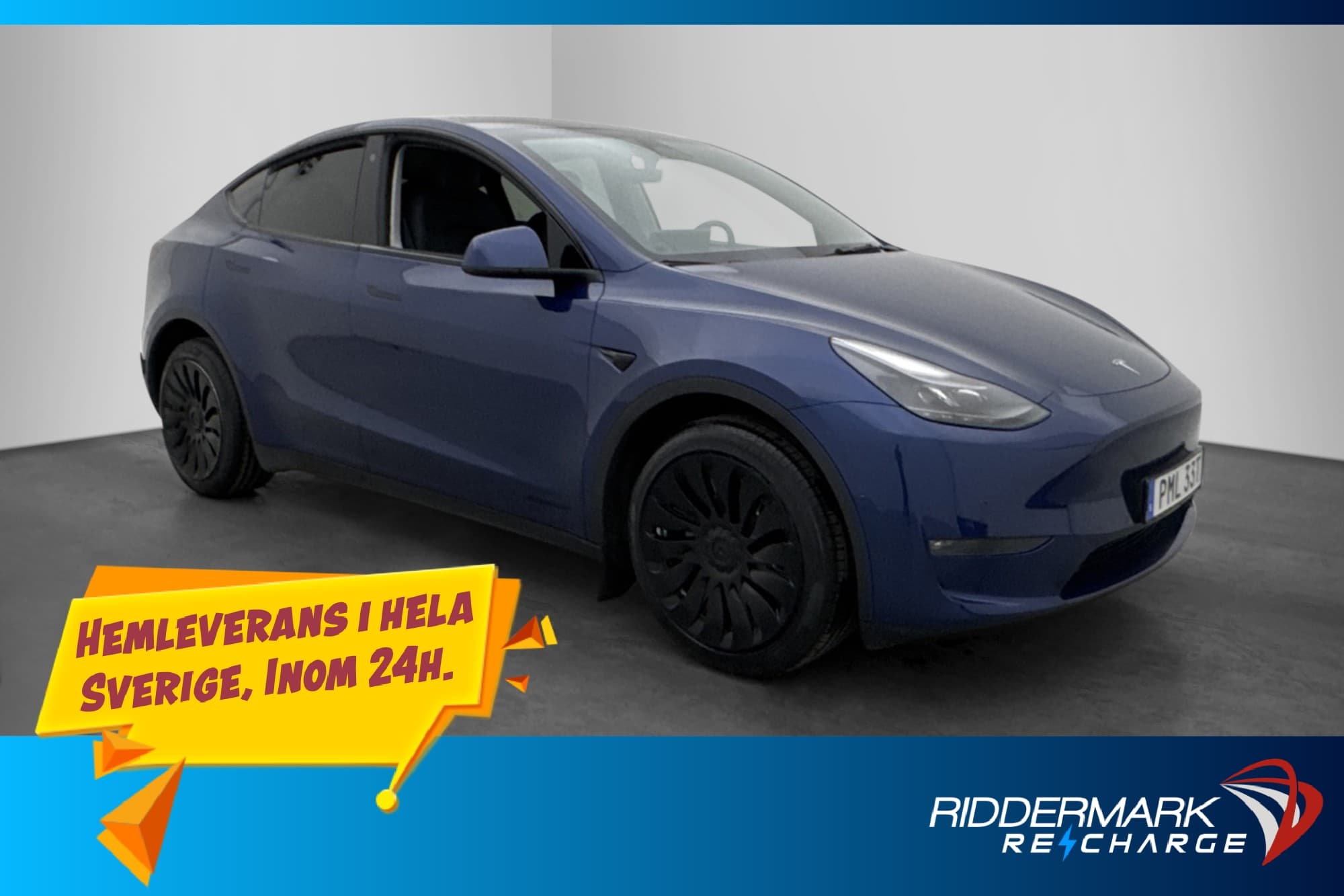 Tesla Model Y Long Range 514hk AWD Pano Autopilot Svensksåld