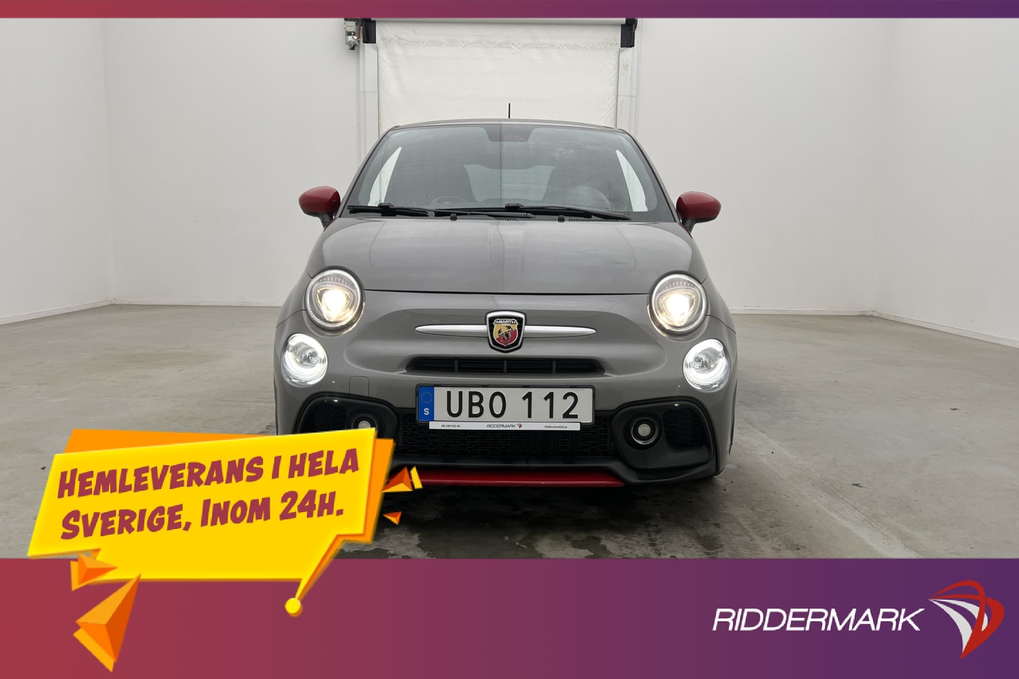 Abarth 595 1.4 T-JET 16V RED PACK Sportstolar Sportratt Navi