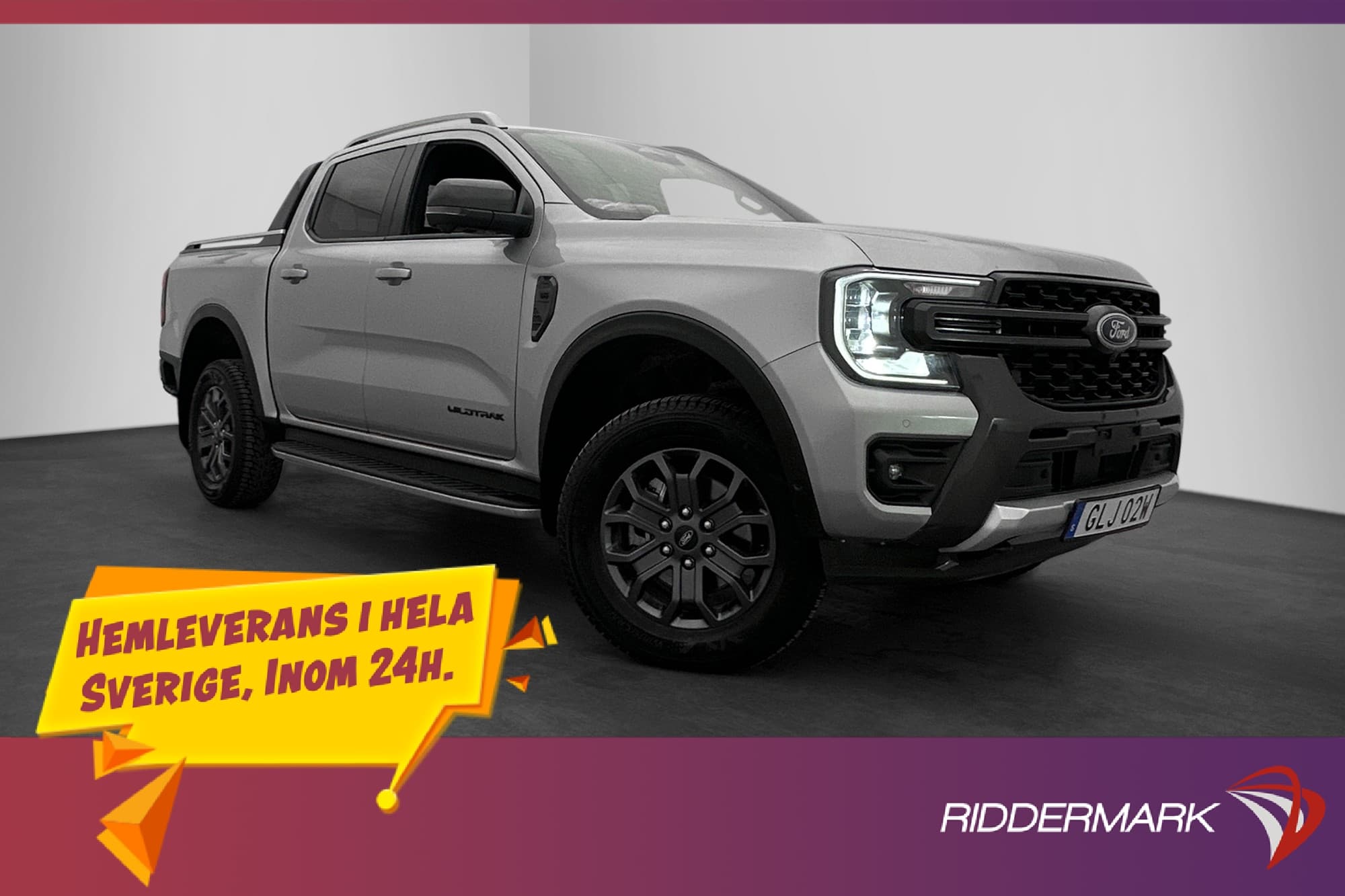 Ford ranger Wildtrak e-4WD 3.0 240hk Cockpit Värm Drag Moms