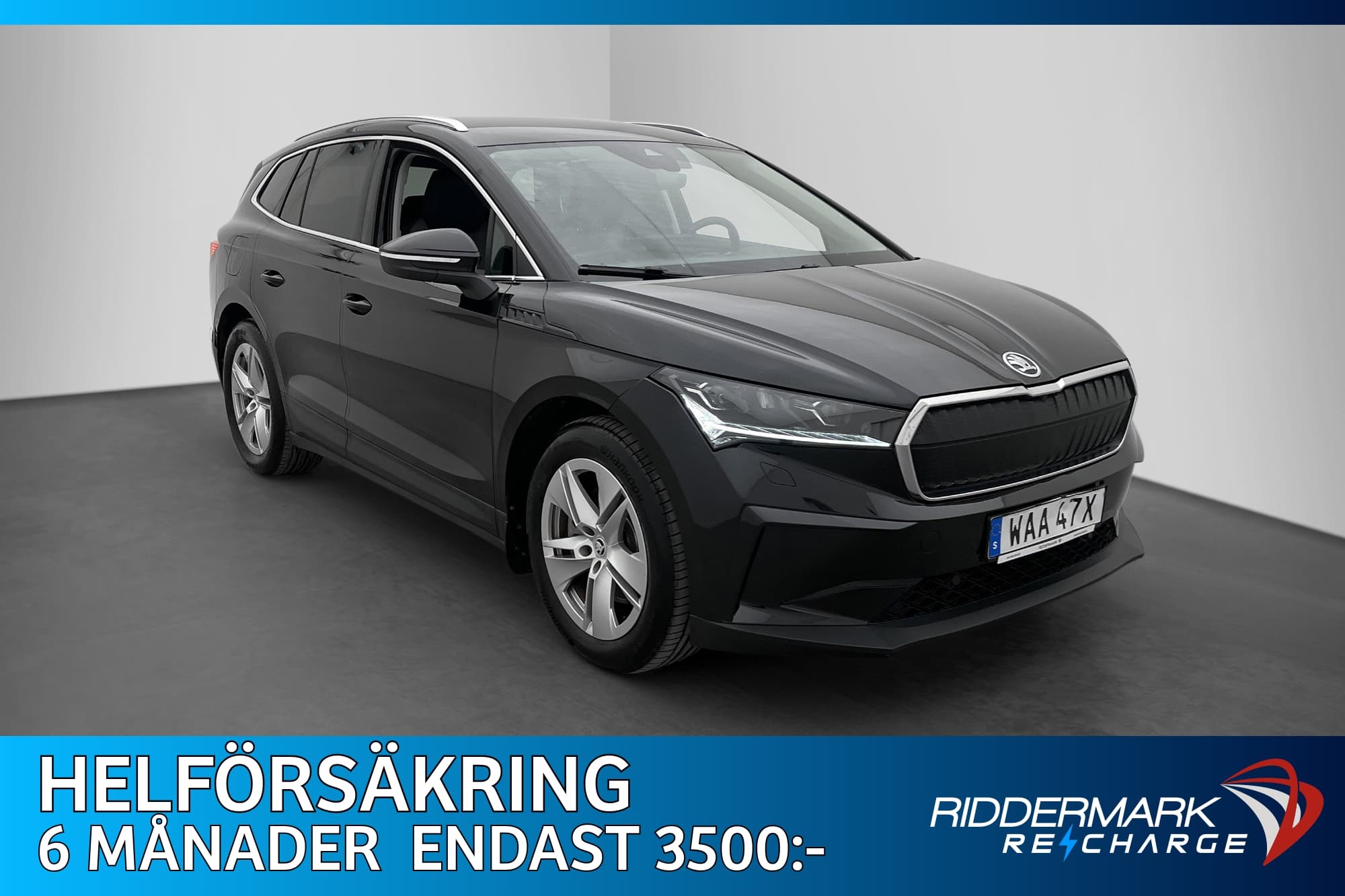 Škoda Enyaq iV 80x 265hk Plus Värmare Kamera Rattvärme MOMS