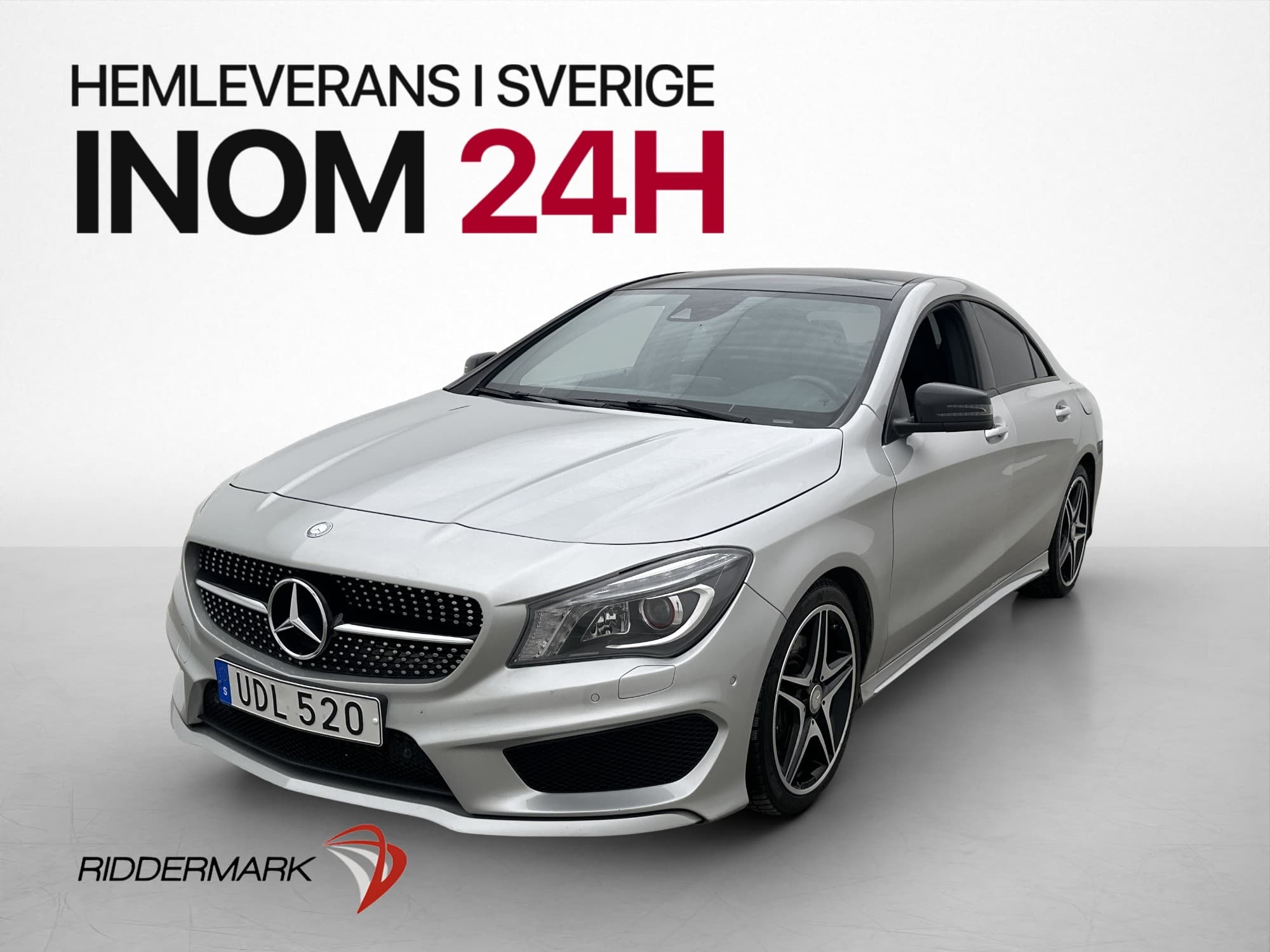 Mercedes-Benz CLA 220d AMG Night Pano Skinn/Alcantara Kamera