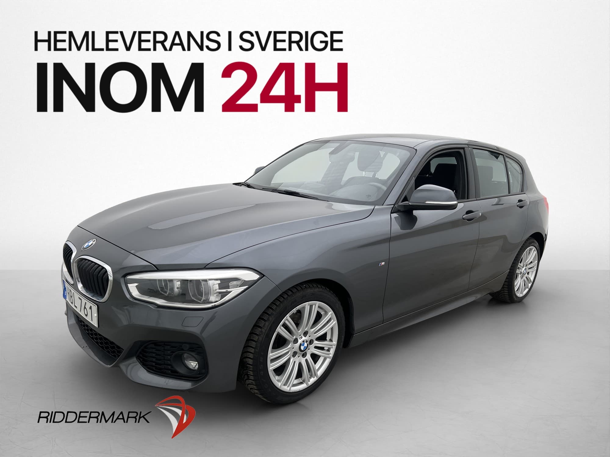 BMW 116 d 116hk M Sport Svart innertak Sensorer Bluetooth