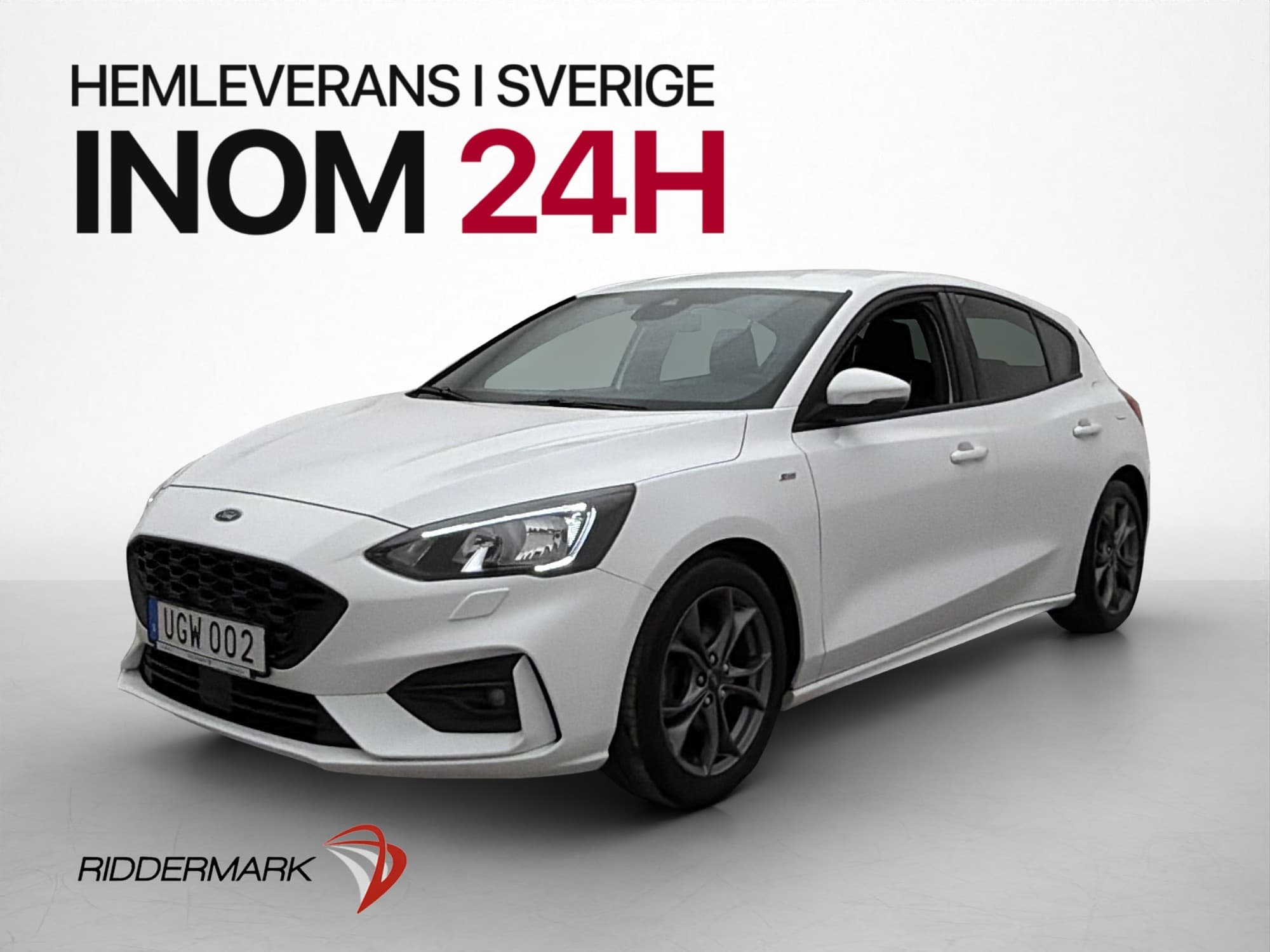 Ford Focus 125hk ST-Line Kamera Keyless Adp-Fart Rattvärme
