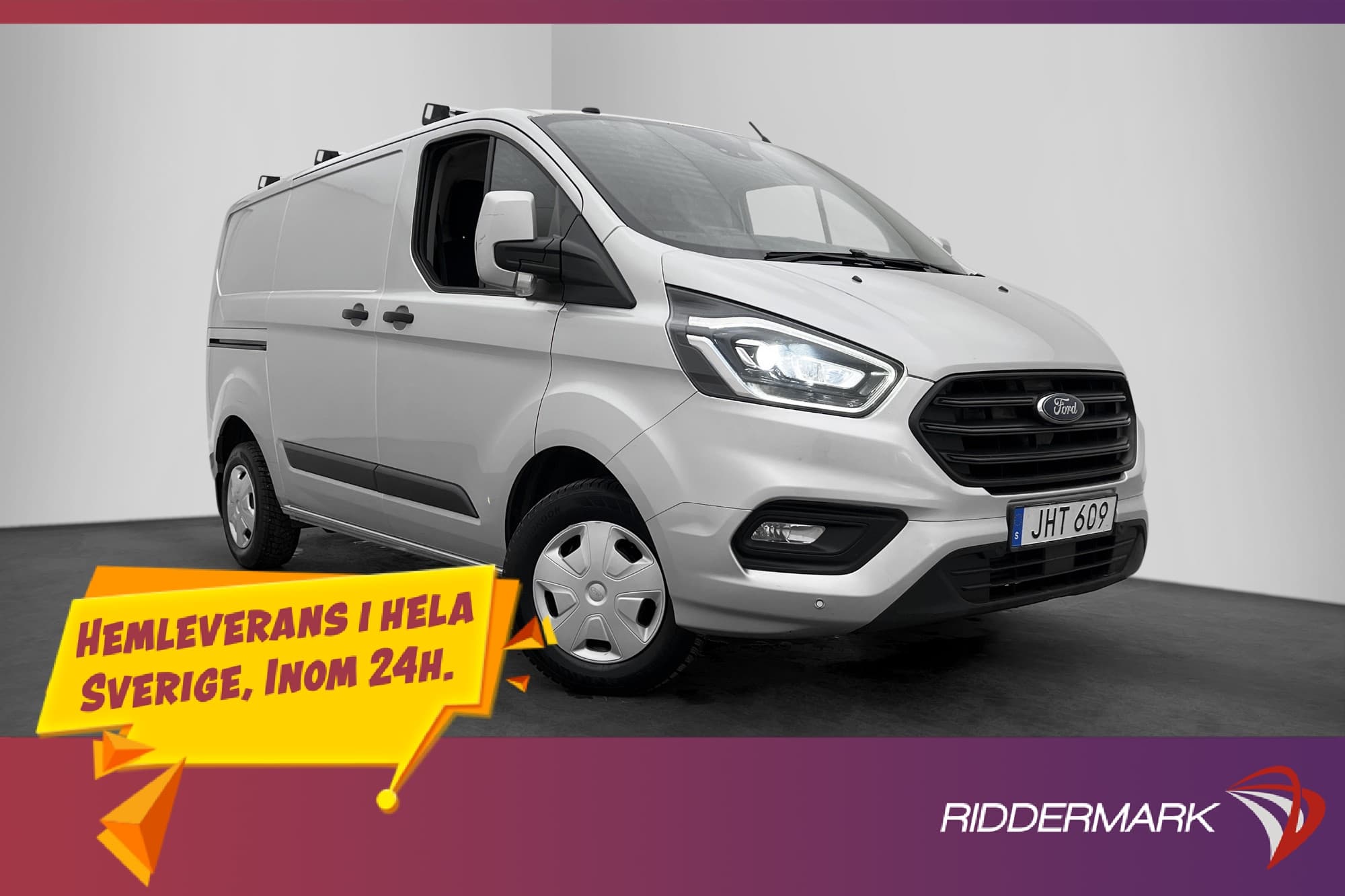 Ford Transit Custom 2.0TDCi Värmare Dragkrok Kamera CARPLAY
