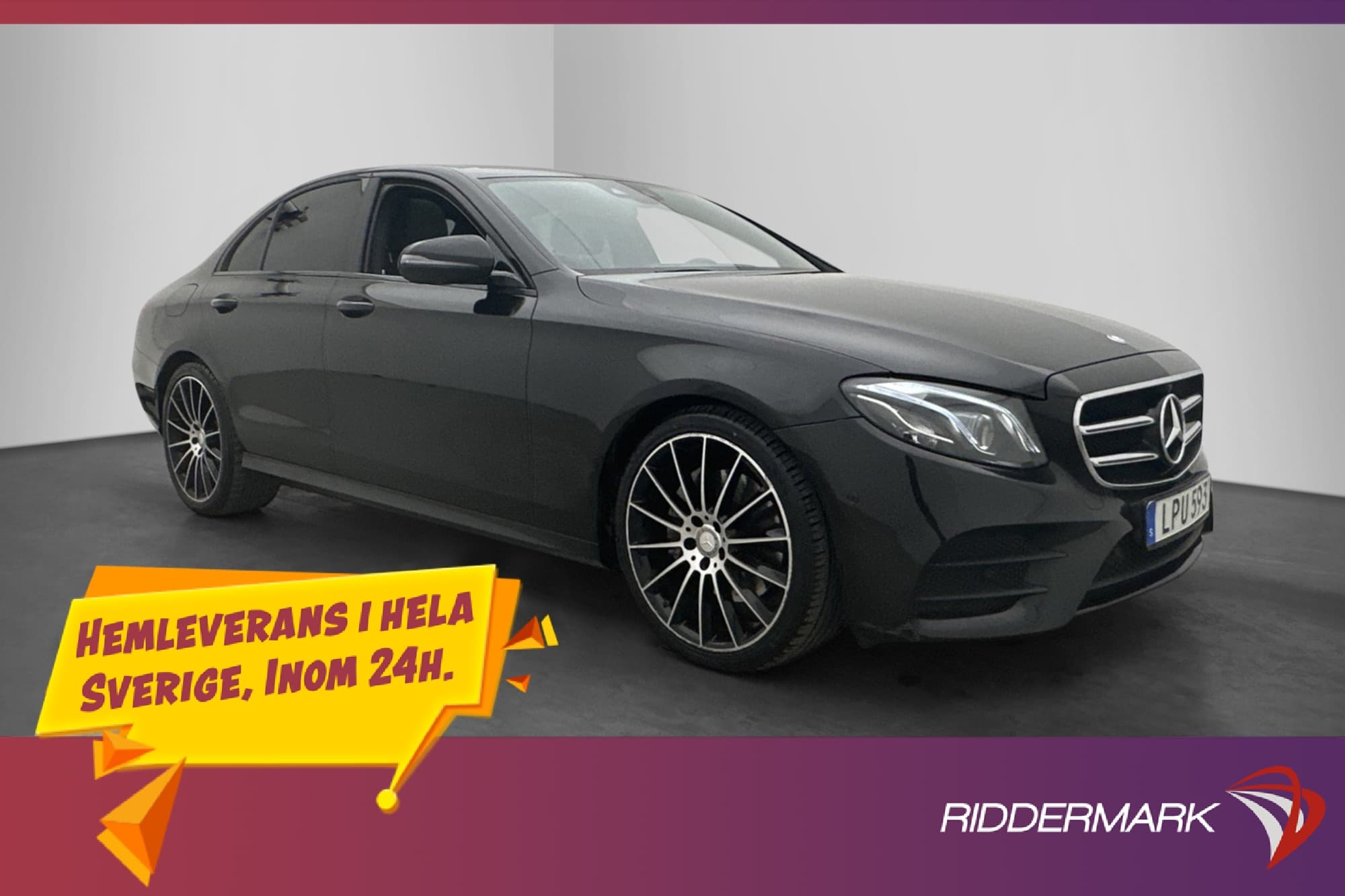 Mercedes-Benz E 220 d 194hk AMG HUD Wide Pano 360° Navi