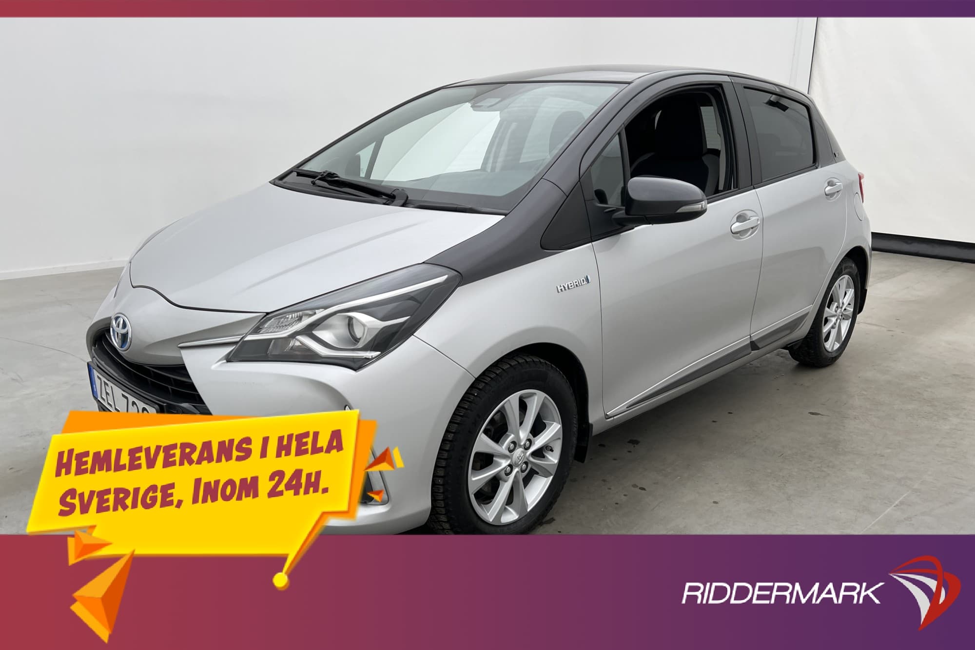 Toyota Yaris Hybrid 101hk Y20 Värmare Kamera Farthållare