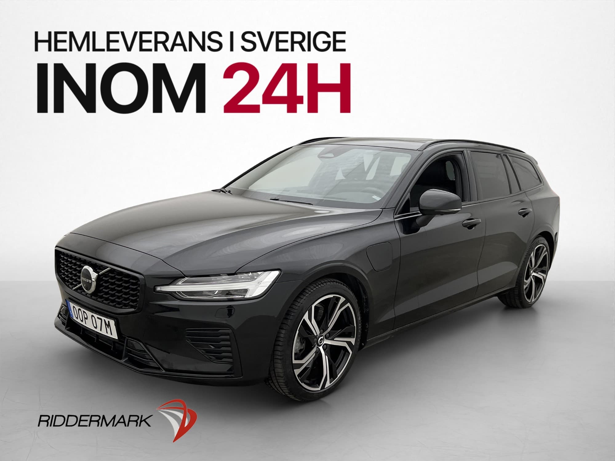 Volvo V60 T8 456hk AWD Ultimate Dark Värm B&W Pano HUD 360°