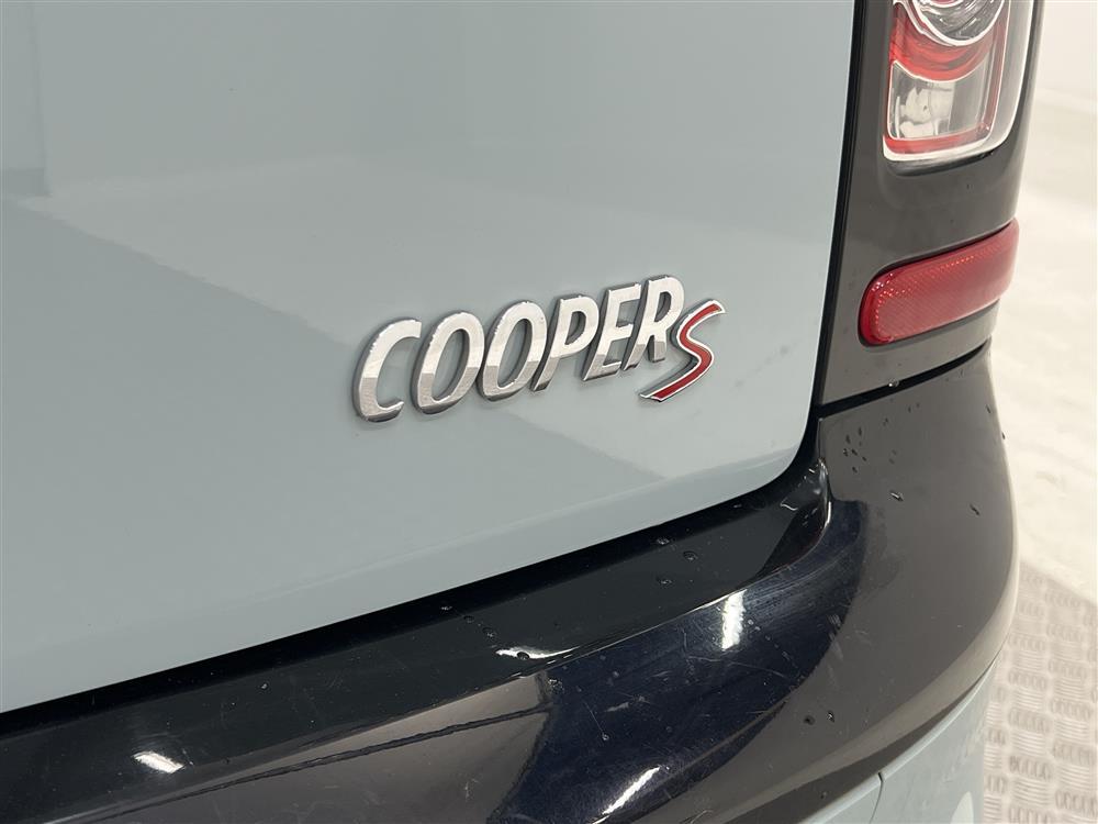 MINI Cooper S Clubman 184hk Helskinn Låg Skatt 0,5L/milinteriör