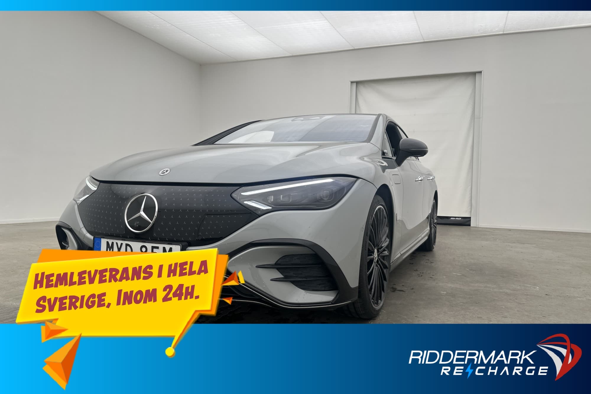 Mercedes-Benz EQE 300 89 kWh AMG Night Värmare Burm Dragkrok