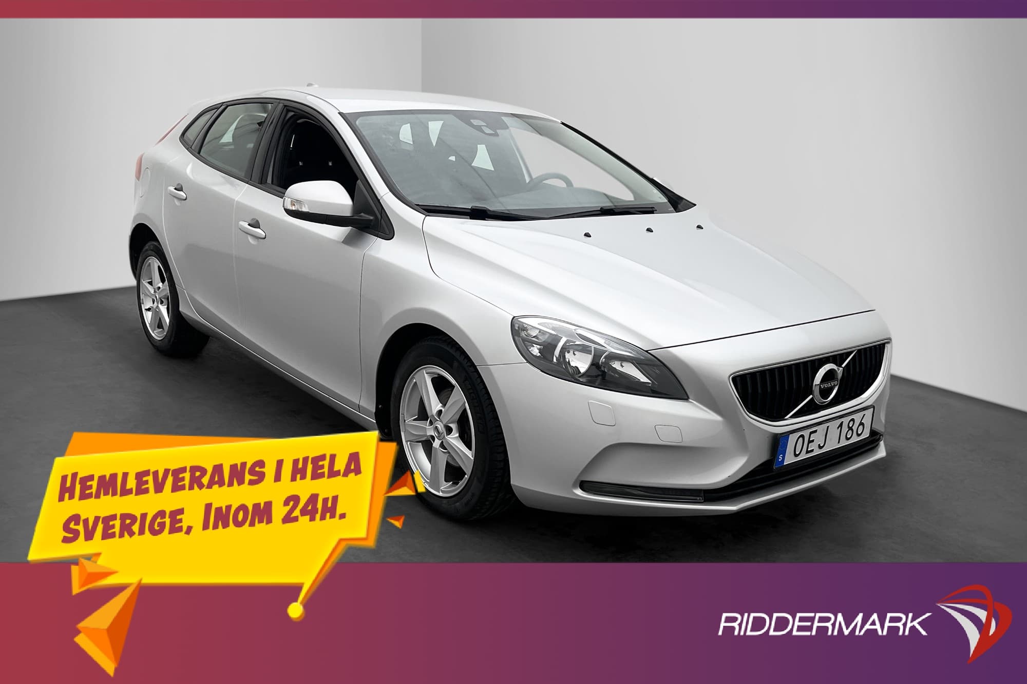 Volvo V40 D2 120hk VOC Värmare VÄLSERVAD!