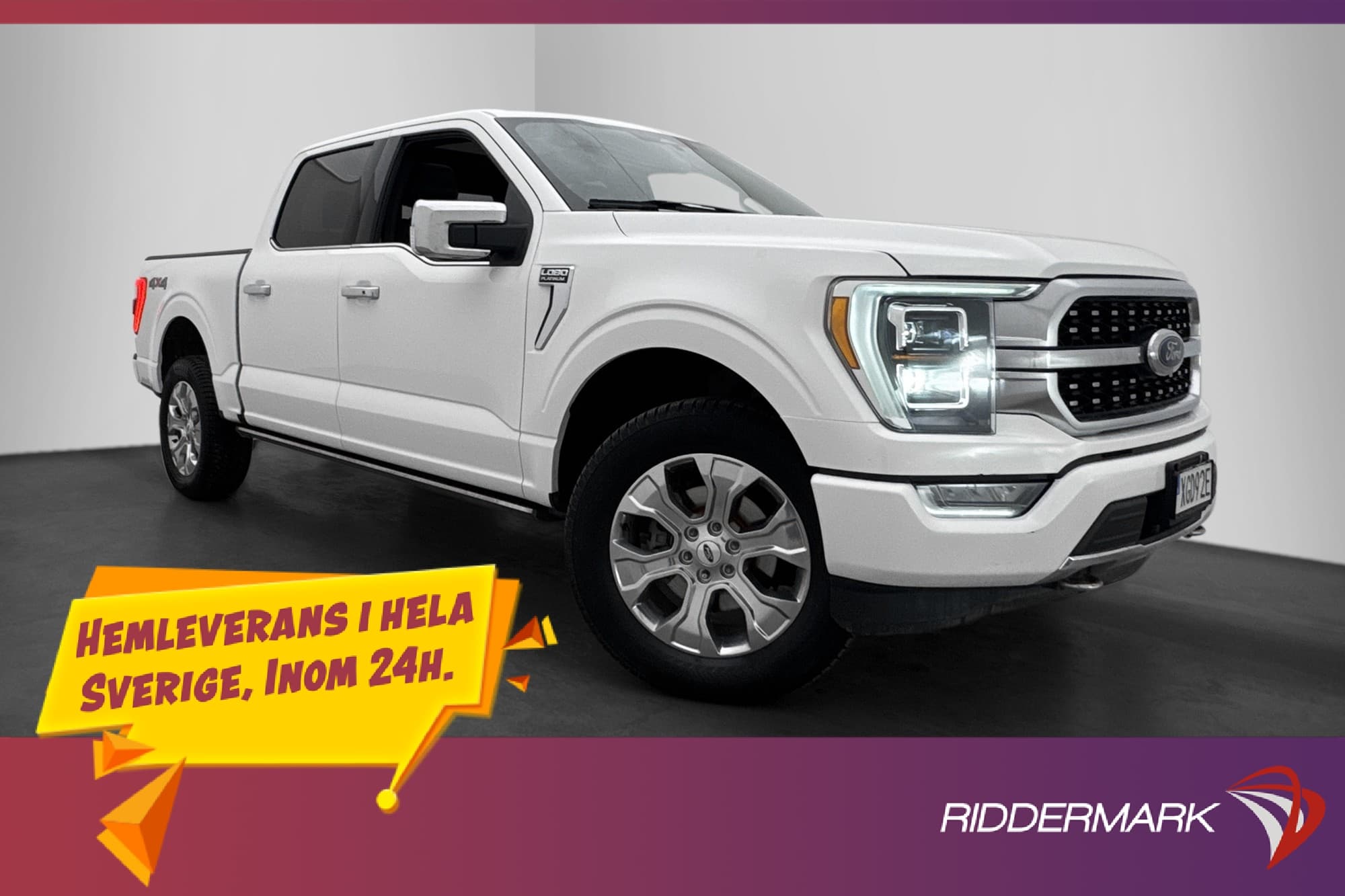 Ford F-150 Platinum 406hk 4x4 Pano Cockpit B&O CARPLAY Moms