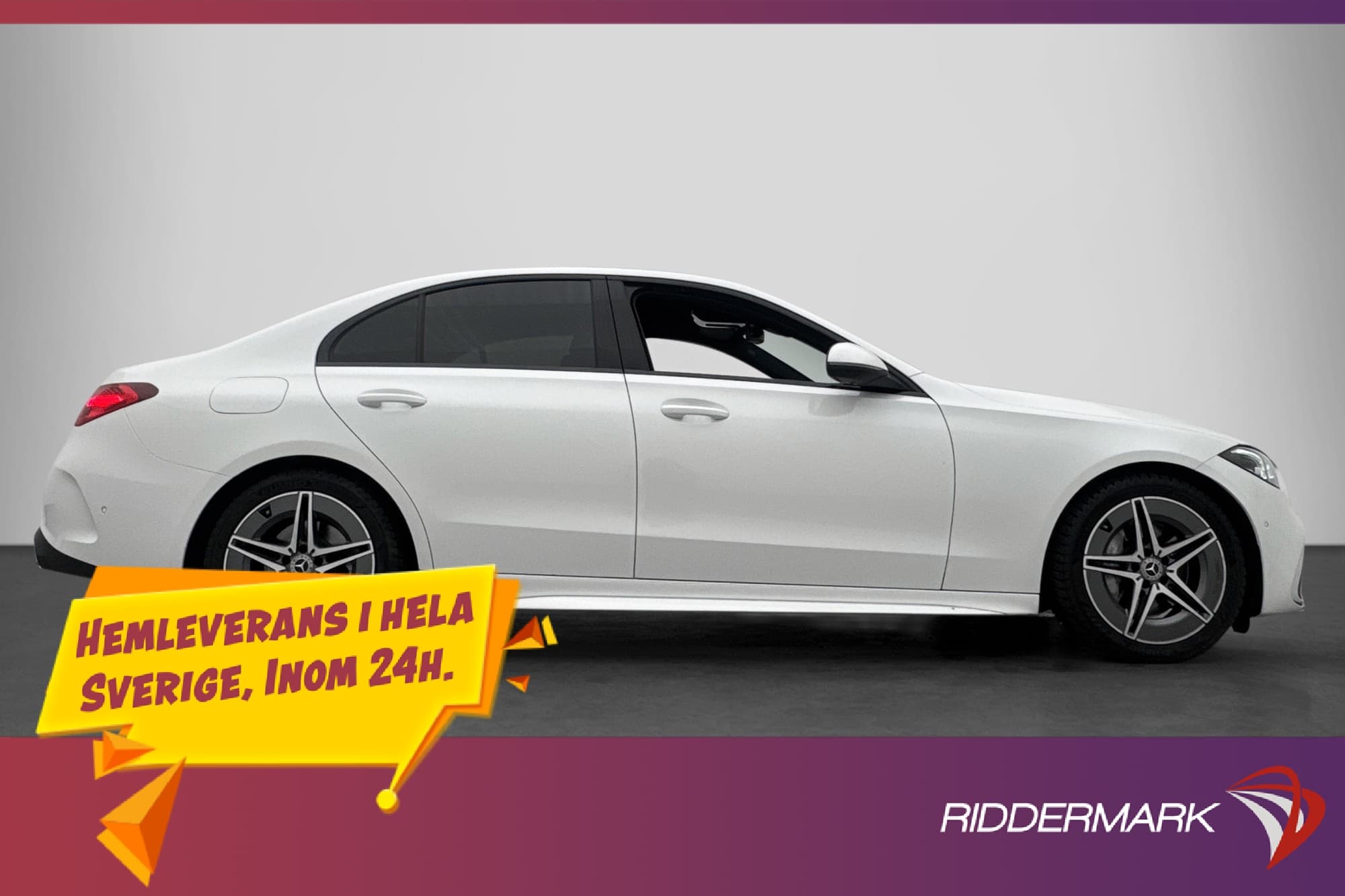 Mercedes-Benz C 220 d 200hk AMG Line Kamera Värmare Navi