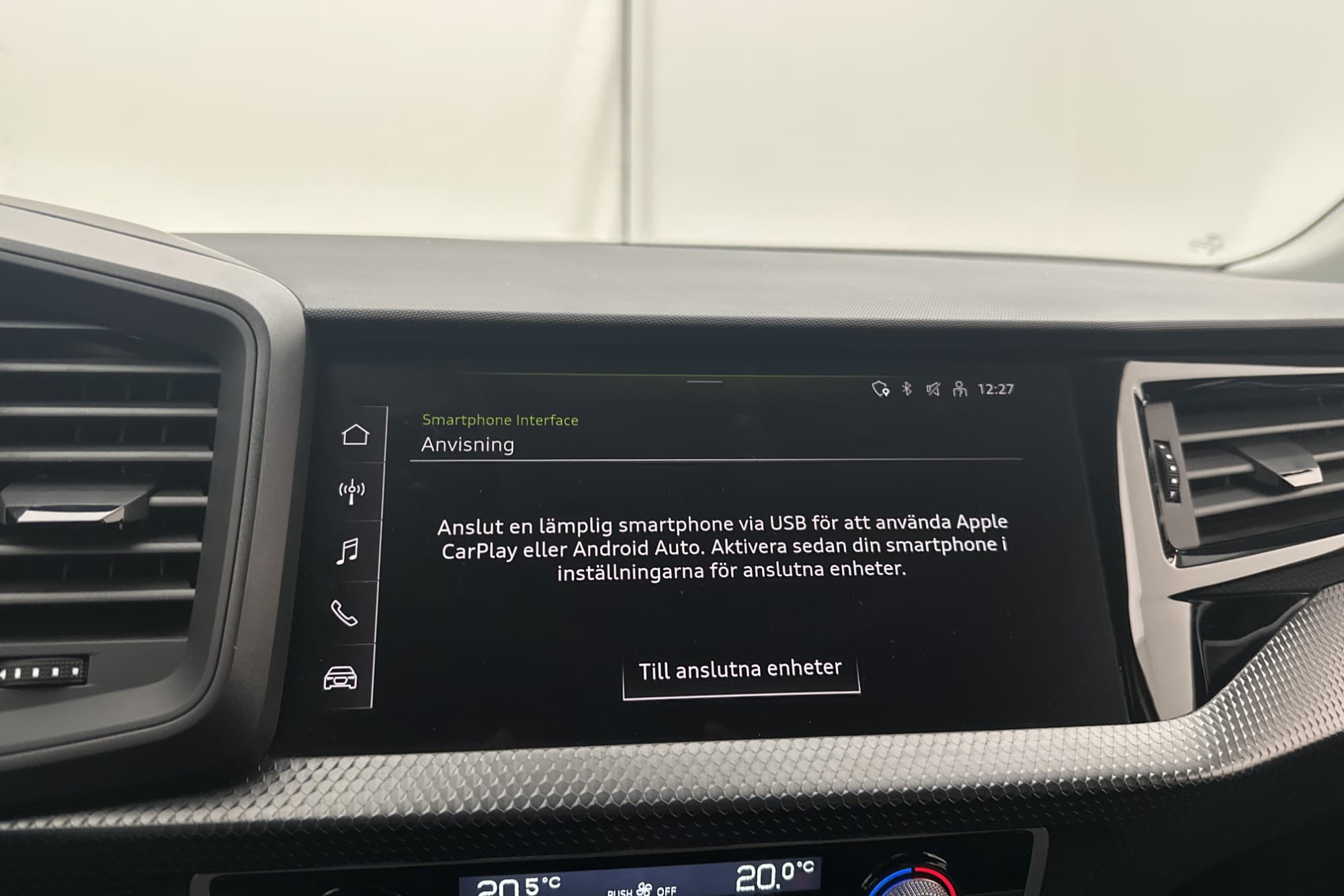 Audi A1 Sportback 30 TFSI 110hk Proline Cockpit CarPlay