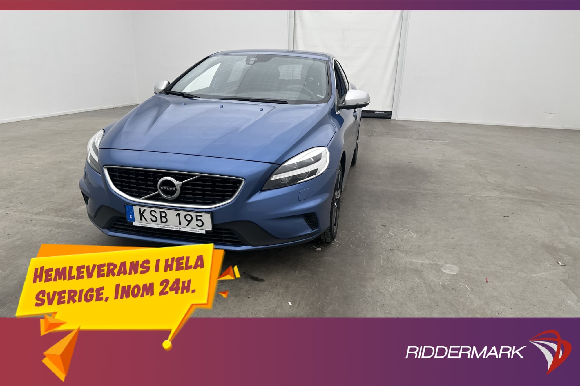 Volvo V40 T3 152hk R-Design VoC P-Värmare Dragkrok LED