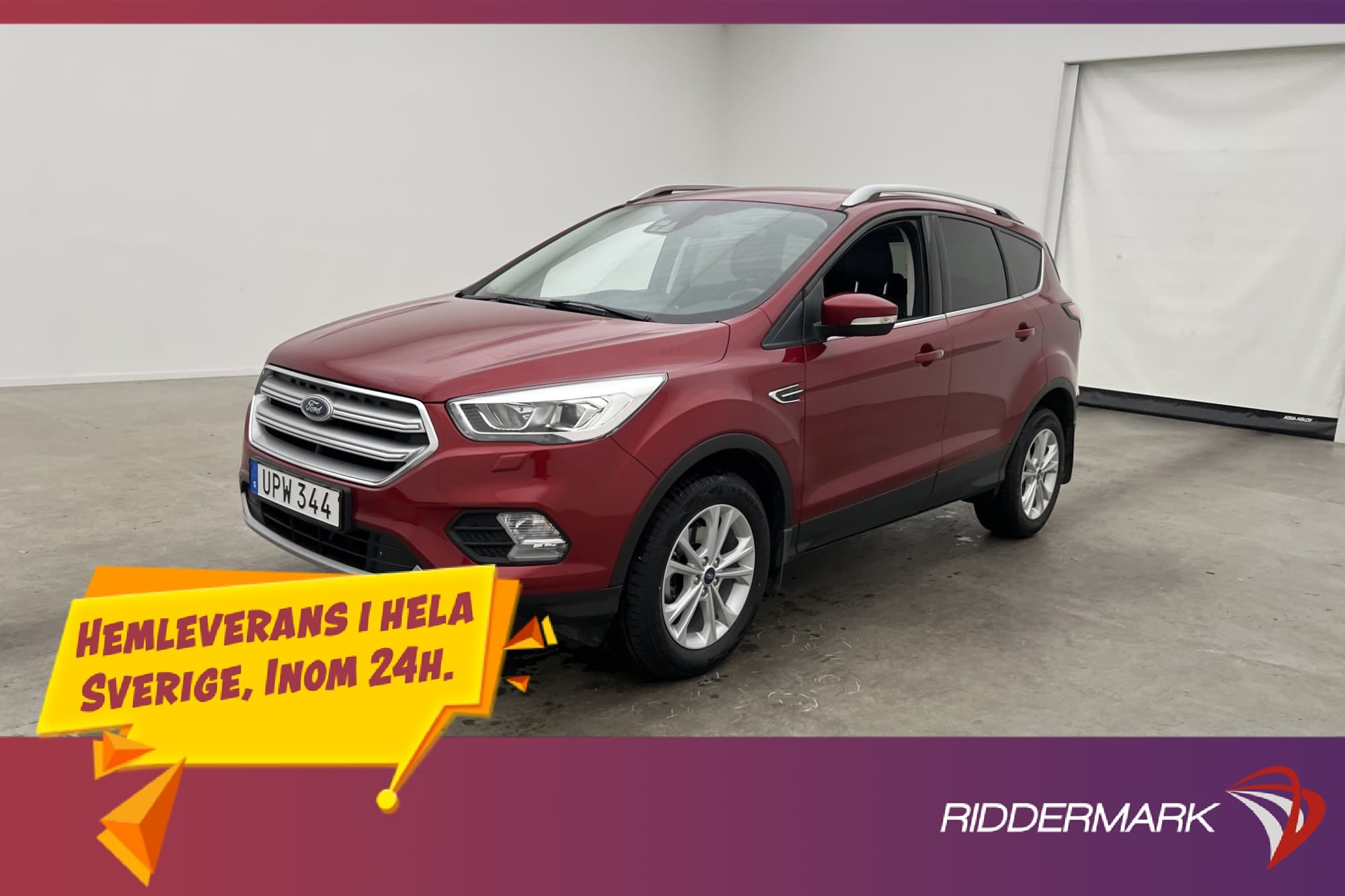 Ford Kuga 1.5 EcoBoost 150hk Titanium Kamera Rattvärme Drag