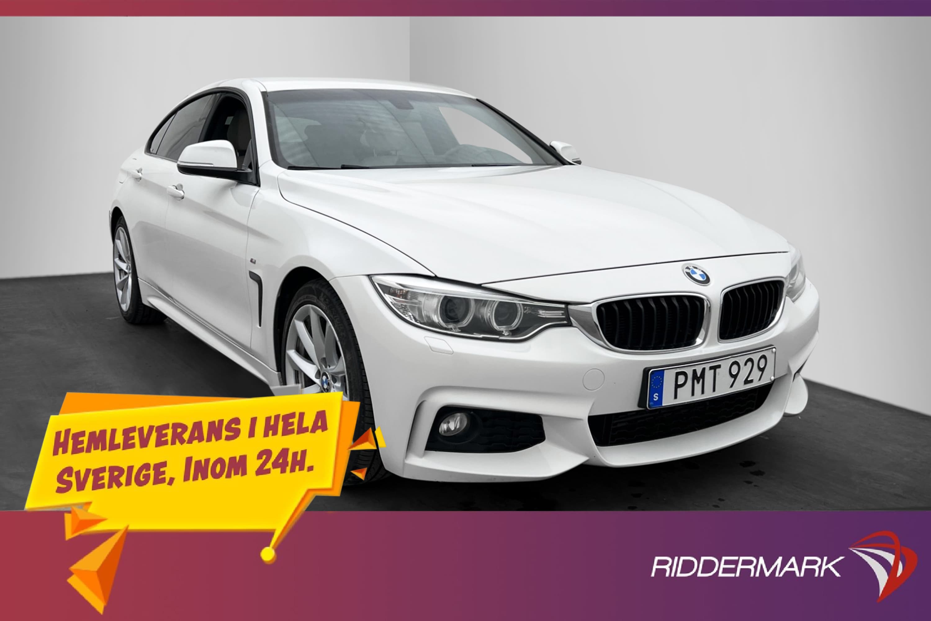 BMW 420 D GC 190hk M-Sport Skinn Dragkrok Sensorer Bluetooth