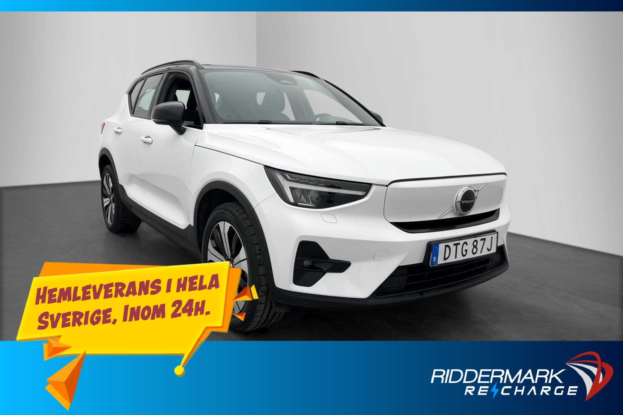 Volvo XC40 Recharge Single Motor 231hk Plus Navi Kamera MOMS