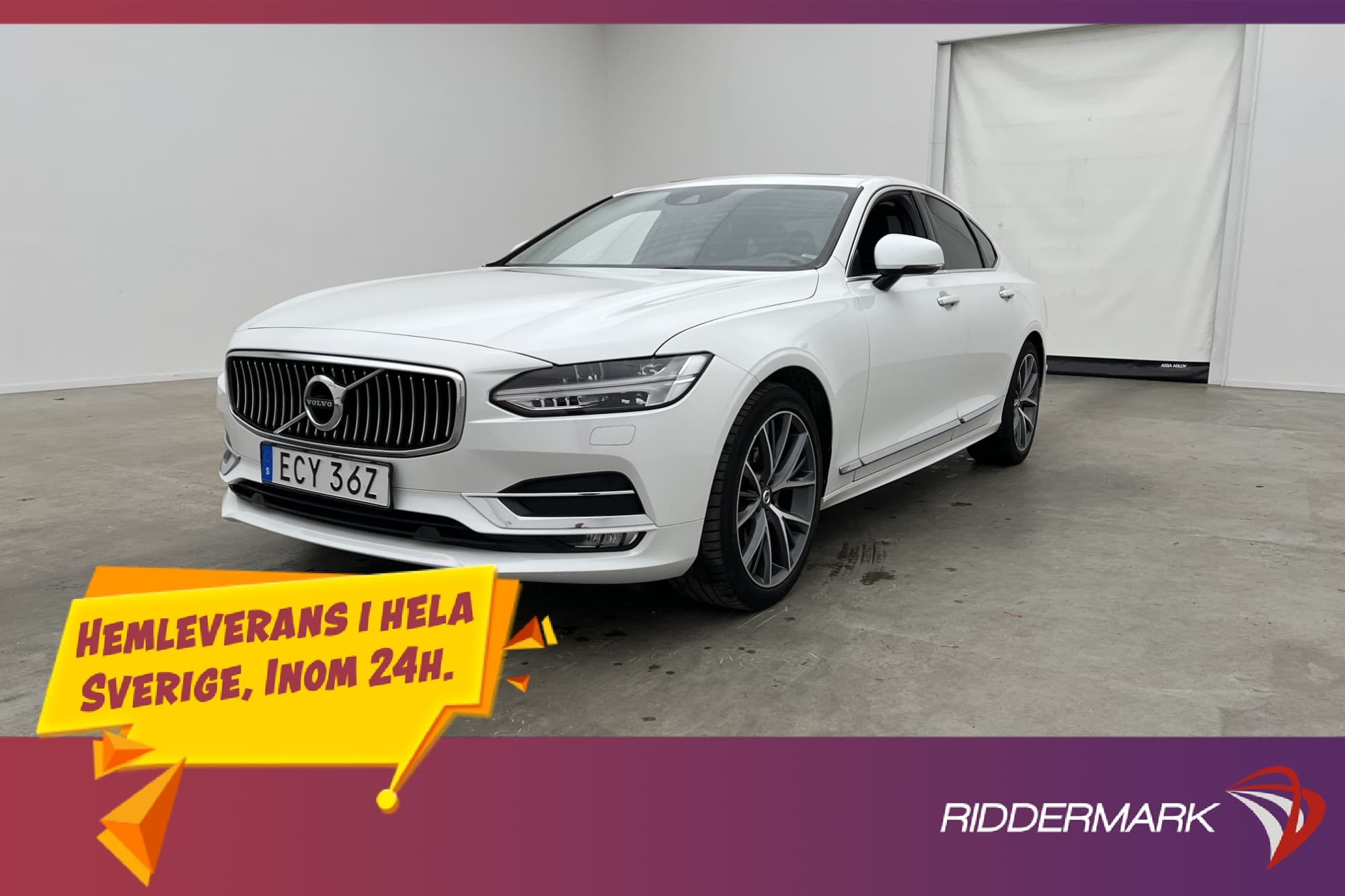 Volvo S90 D5 AWD Inscription Taklucka Drag VOC Värmare