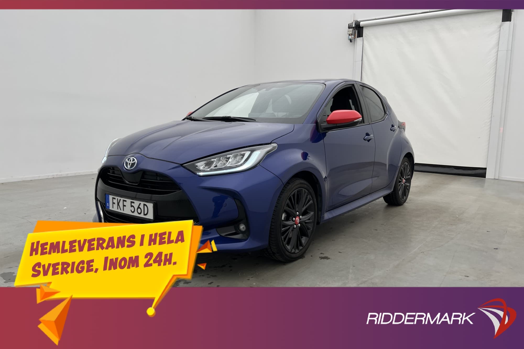 Toyota Yaris Hybrid 116hk Style Kamera HUD Rattvärme Keyless