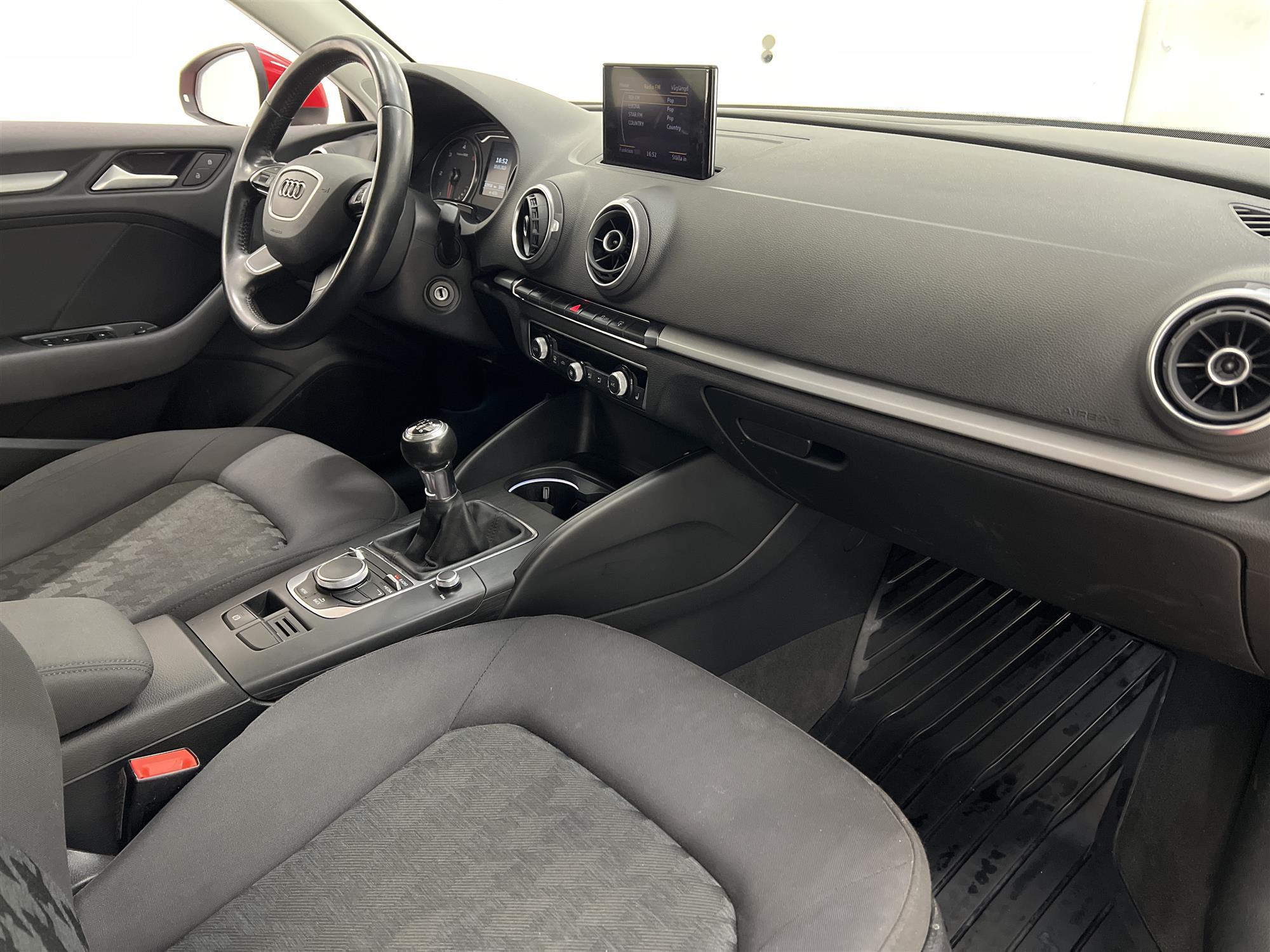 Audi  A3 Sportback 1.6 TDI 110hk P-Sensorer 0,33L/mil