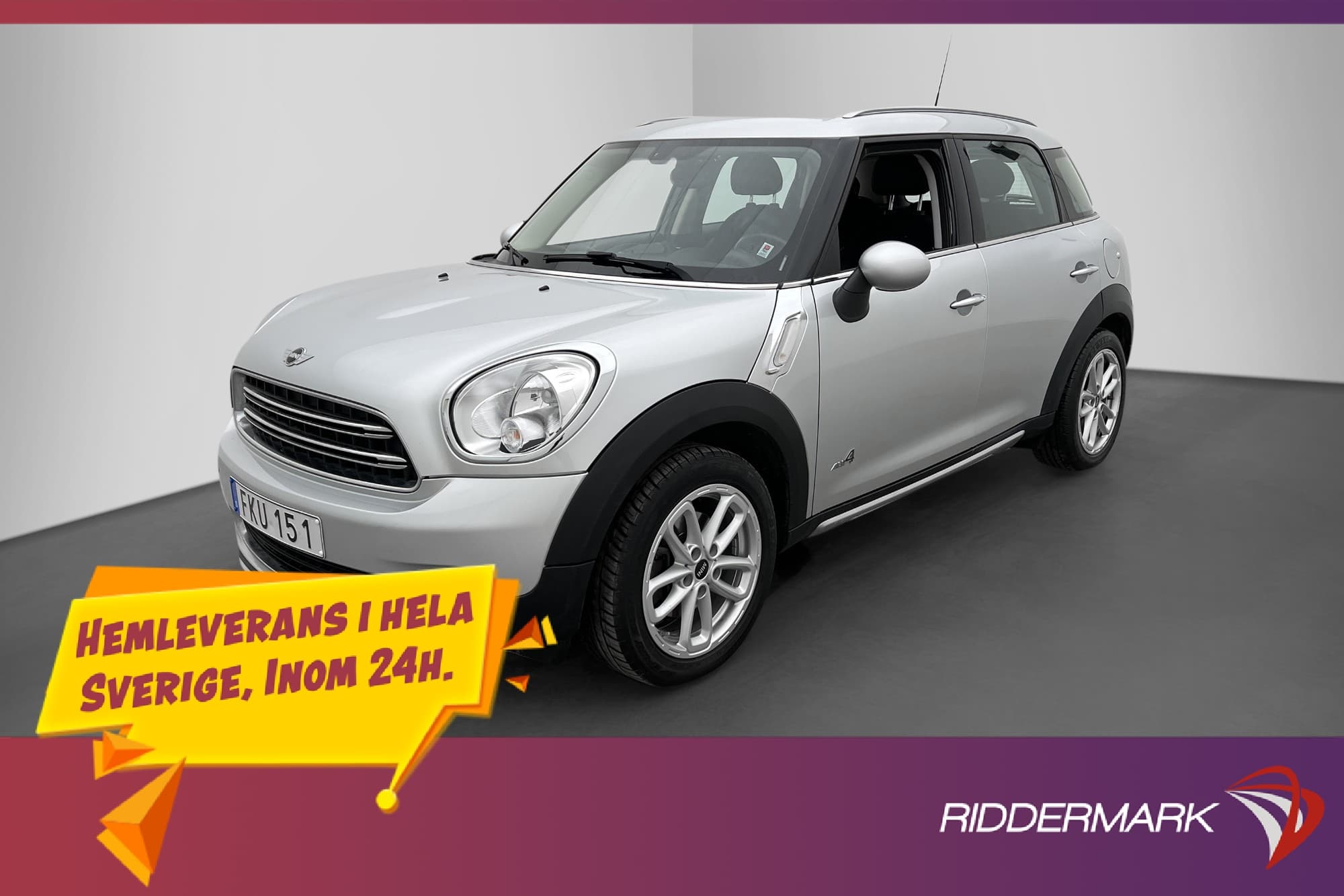 MINI Countryman D ALL4 112hk Sensorer Halvskinn Farthållare