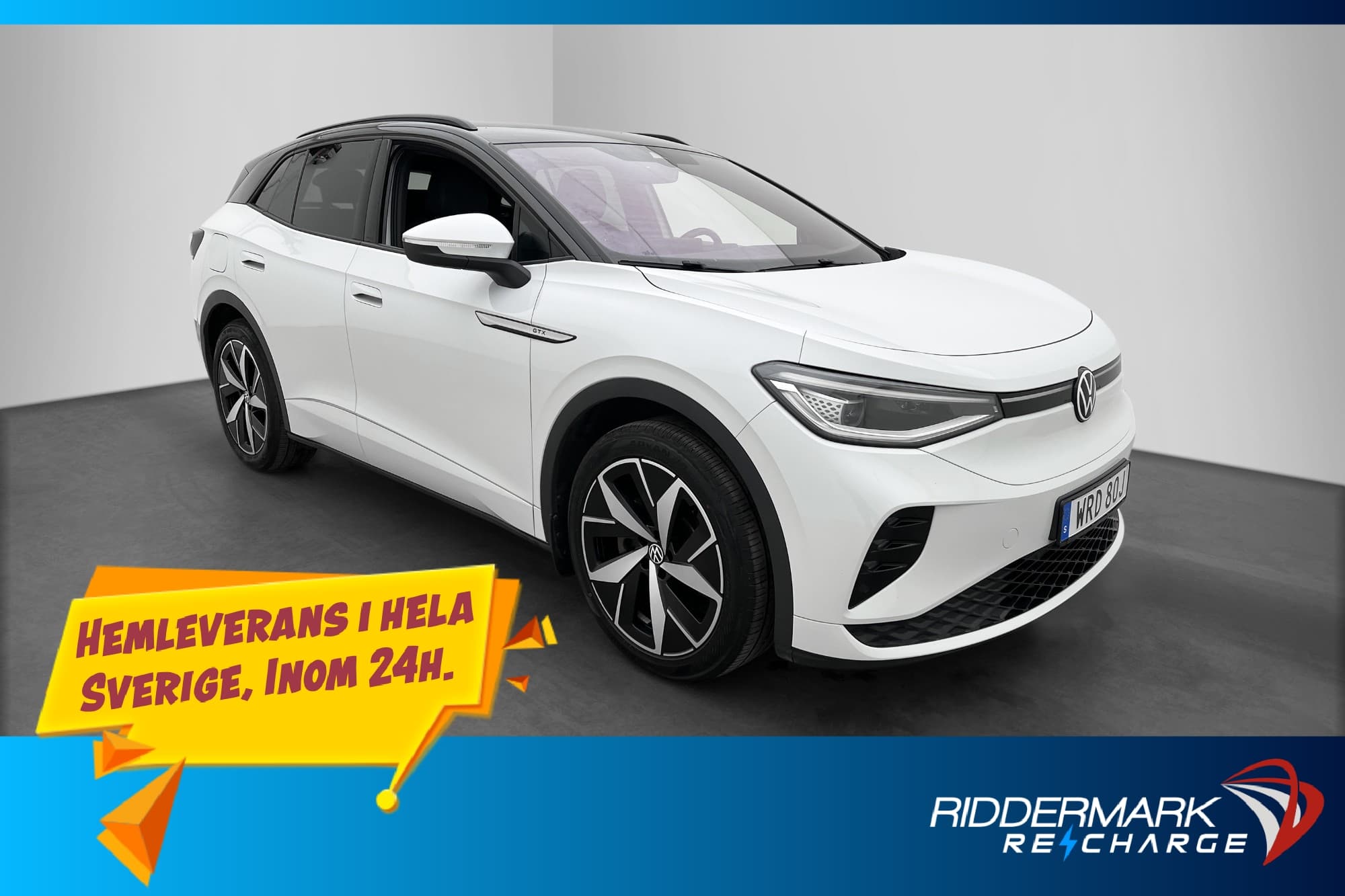 Volkswagen ID.4 GTX Värmare Drag Kamera Carplay P Sens MOMS