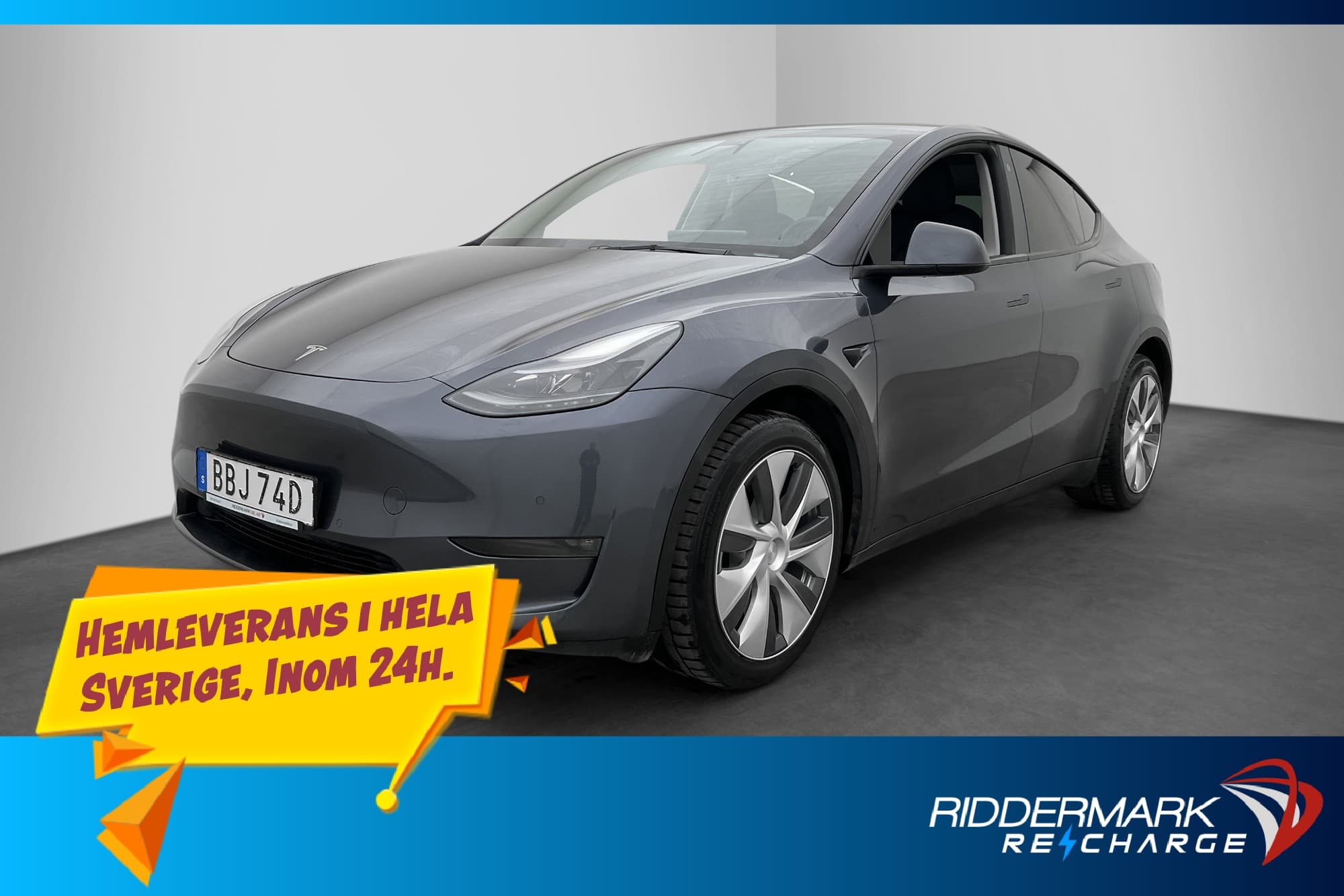 Tesla Model Y Long Range AWD Autopilot Svensksåld