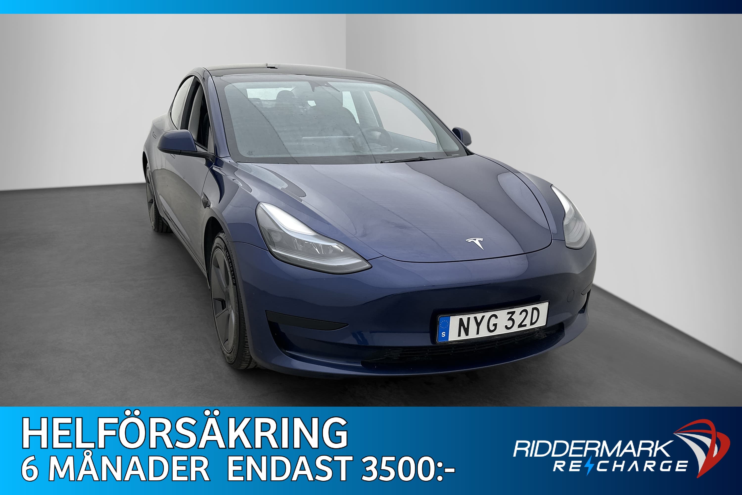 Tesla Model 3 Standard Range Autopilot Svensksåld MOMS