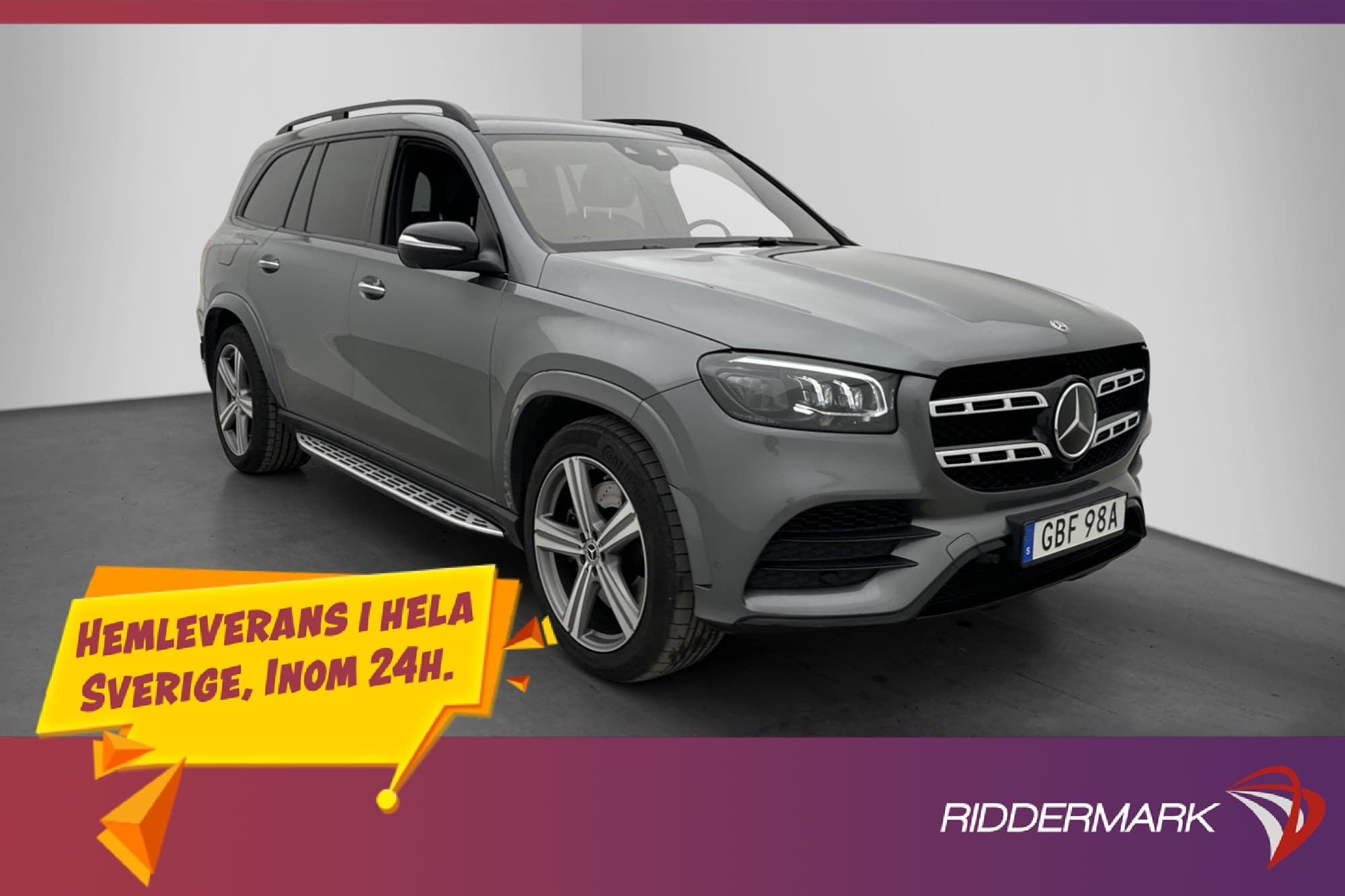 Mercedes-Benz GLS 400 d 4M AMG 7-Sits Panorama Burmester