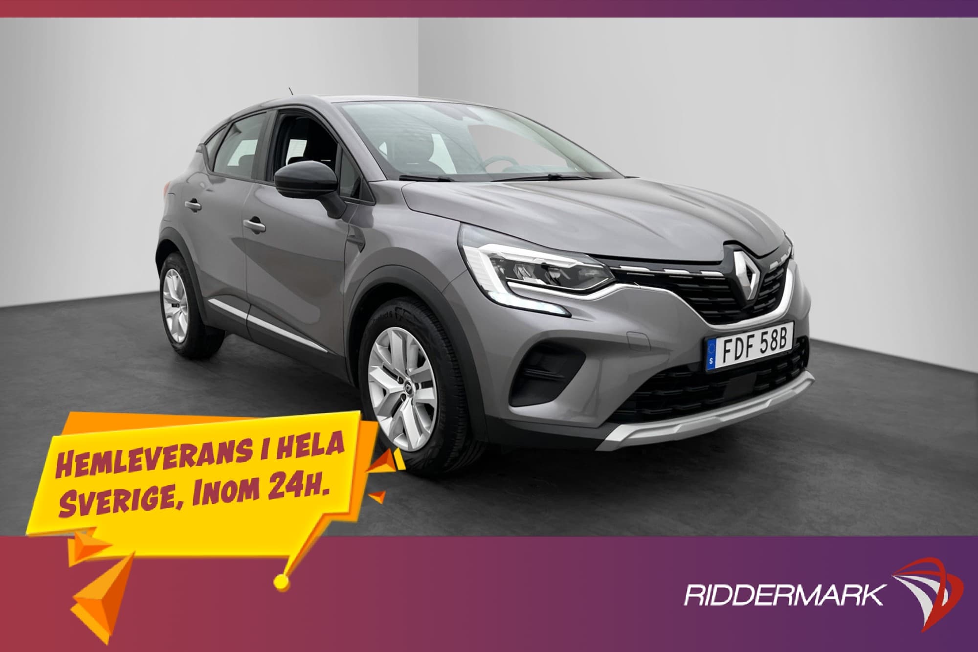 Renault Captur 1.0 TCe CarPlay Rattvärme Lane Assist 100hk