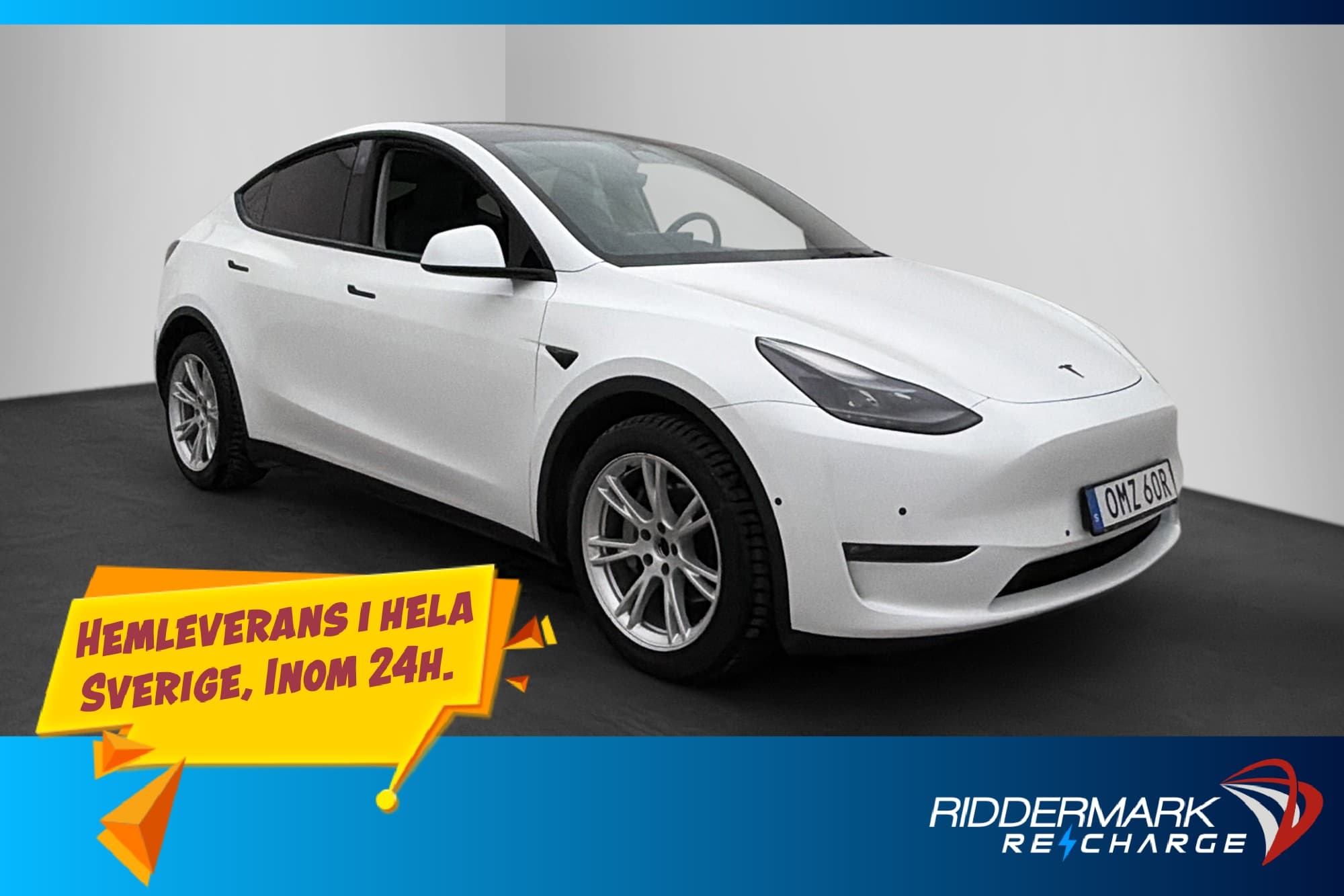 Tesla Model Y Long Range AWD Autopilot Svensksåld MOMS