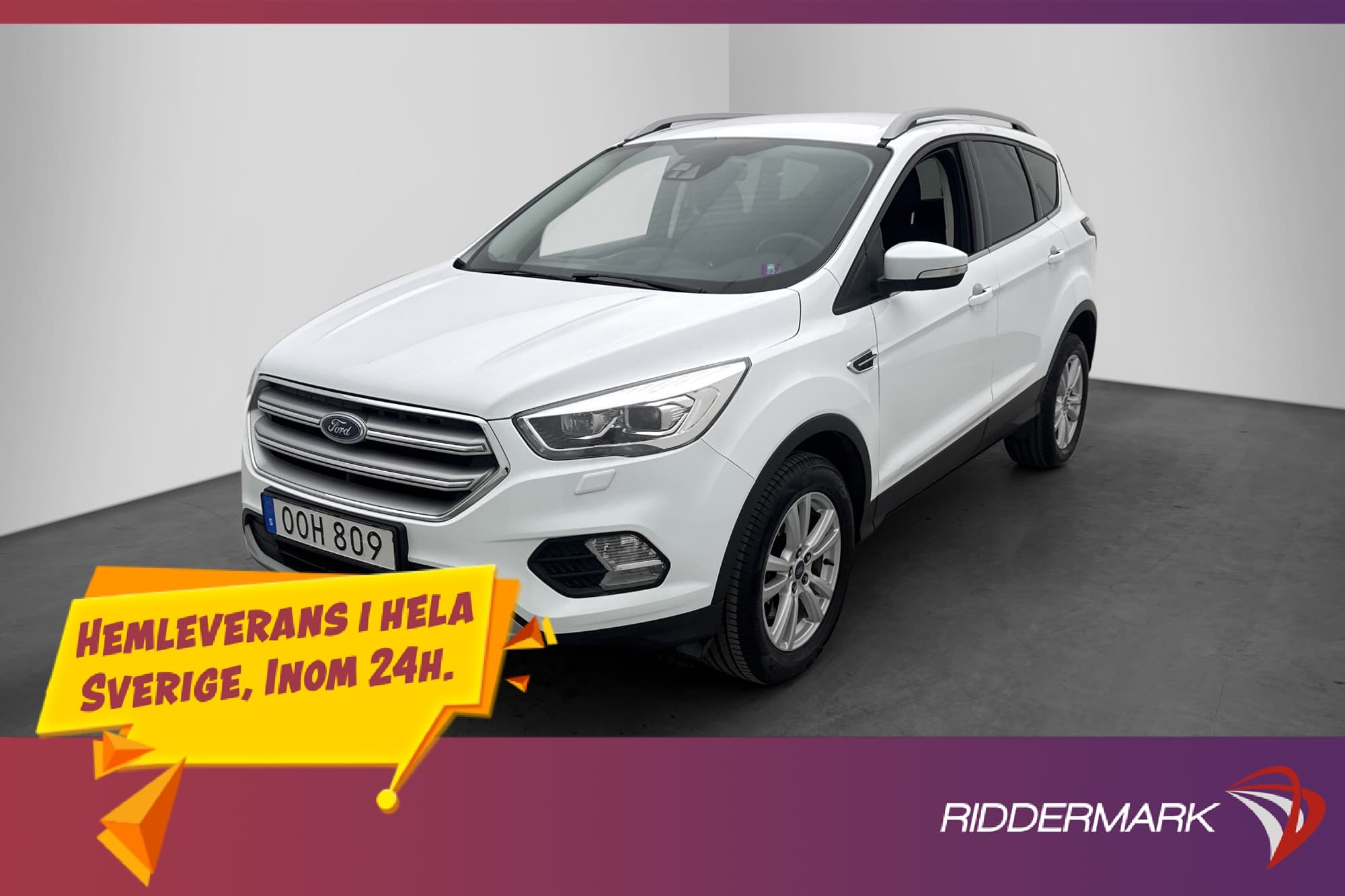 Ford Kuga 1.5 TDCi 120hk Titanium P-Sensorer Halvskinn Drag