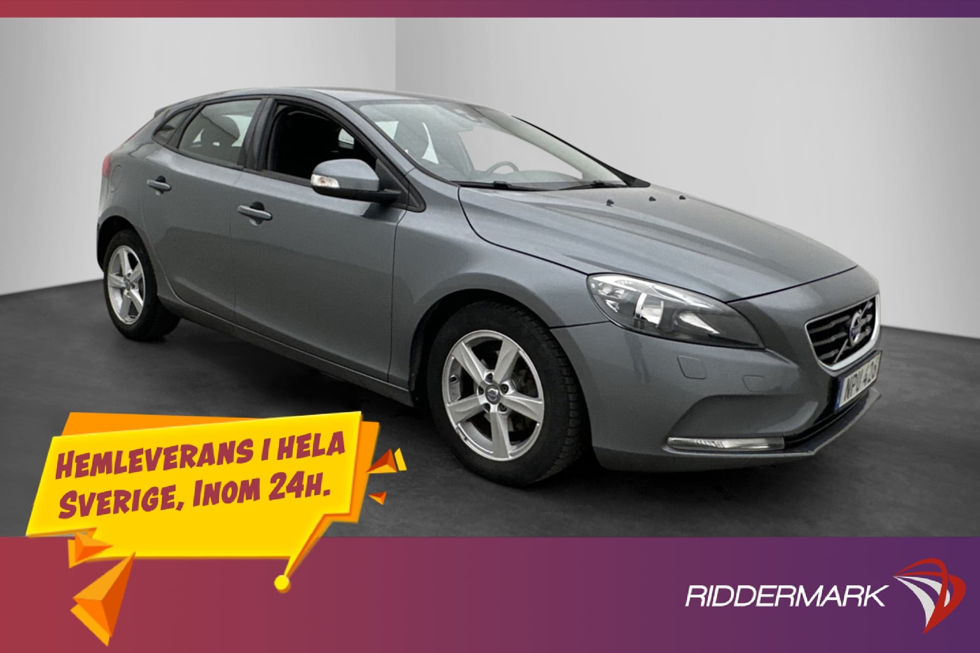 Volvo V40 D2 115hk Kinetic Värmare Dragkrok High-Performance